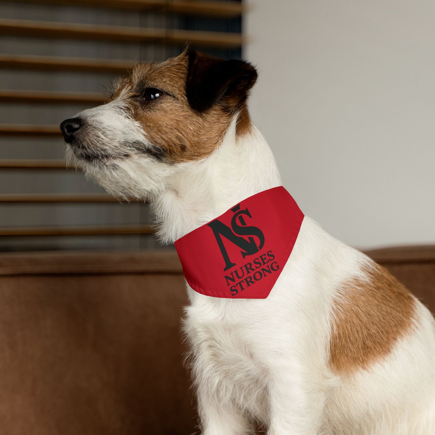 Pet Bandana Collar for Nurses, Dog Accessories, Nurse Appreciation Gift, Pet Scarf, Veterinary Gift, Medical Profession Love