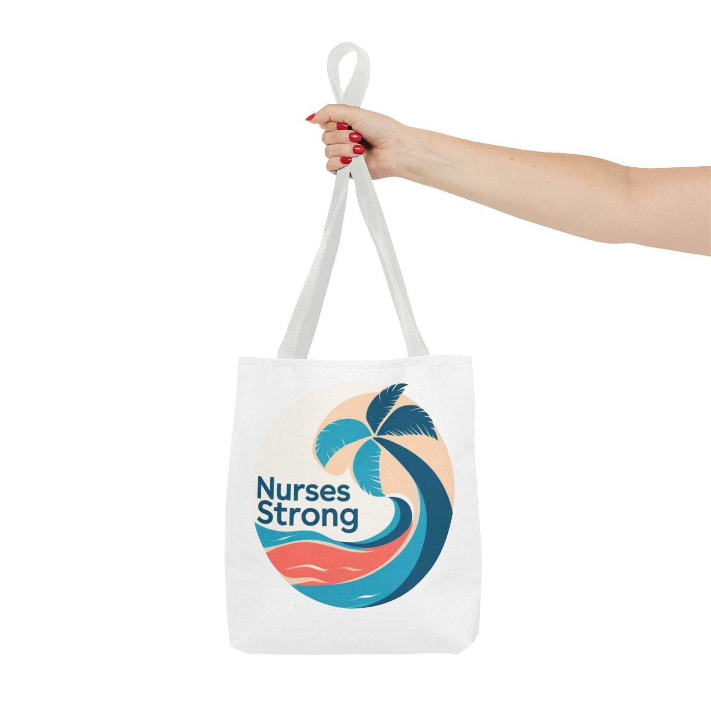 Empowering Nurses Tote Bag - Eco-Friendly, Beach Vibes, Strong Nurse Gifts, Summer Essentials, Nurse Appreciation Bag