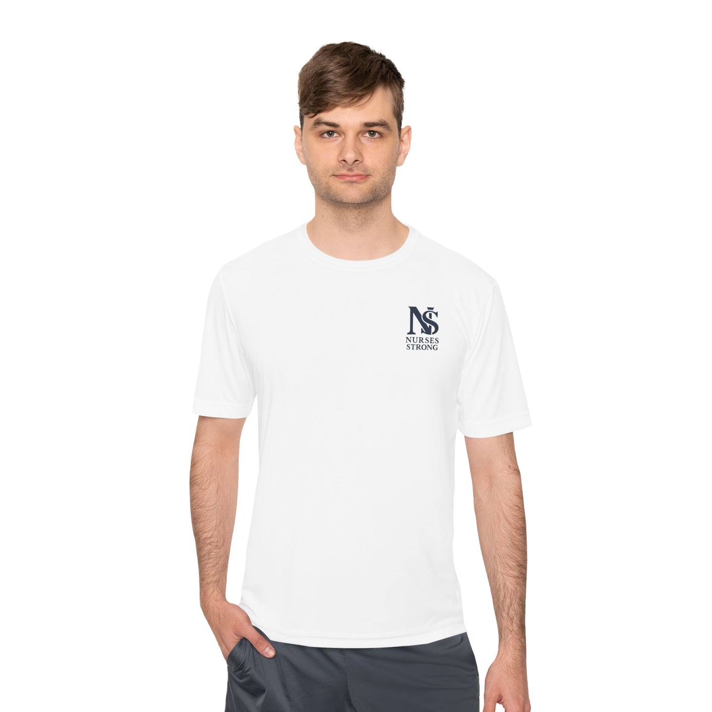 Nurses Strong Moisture-Wicking Tee, Perfect for Healthcare Workers, Gifts for Nurses, Fitness Apparel, Everyday Wear, Nurse Appreciation