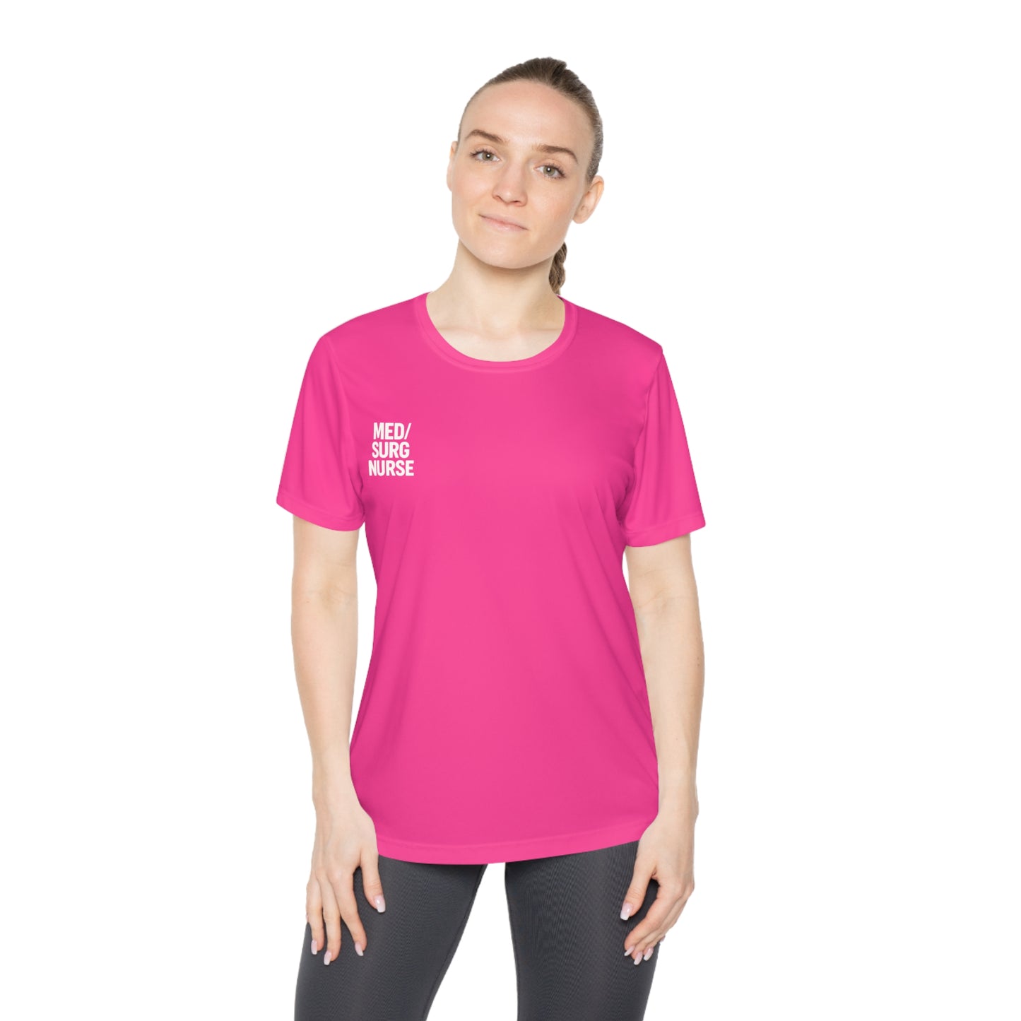 Med/Surg Ladies Competitor Tee - Motivating Sports T-Shirt for Nurses, Activewear Top, Fitness, Gifts for Medical Professionals, Workout Shirt, [...]