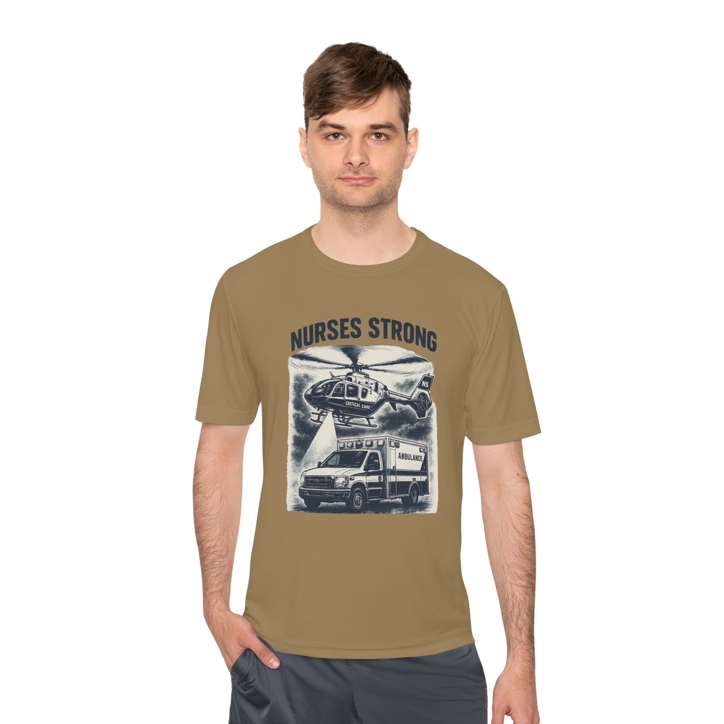 Nurses Strong CC Moisture Wicking Performance Tee
