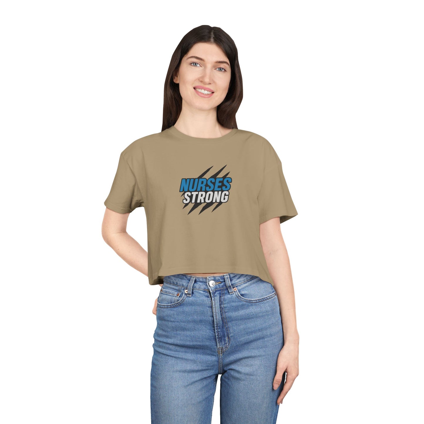 Fierce Women's Crop Tee – Fitness, Casual