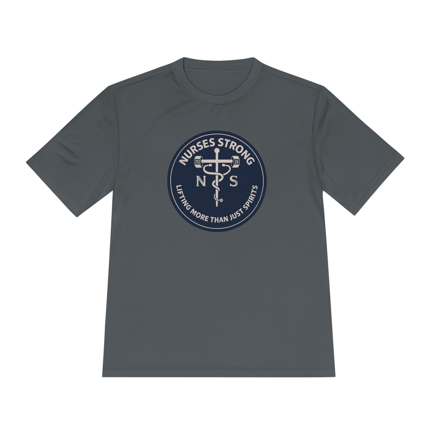 Nurses Strong Performance Tee | Gift for Healthcare Workers, Athletic Shirt, Appreciation Gift, Fitness Apparel, Nursing Student Tee