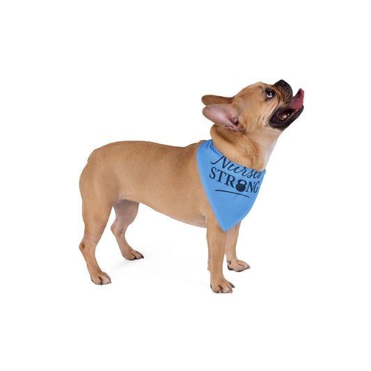 Nurse Pet Bandana | Supportive Dog Scarf | Gift for Pet Lovers | Pet Accessory for Nurses | Cute Dog Bandana