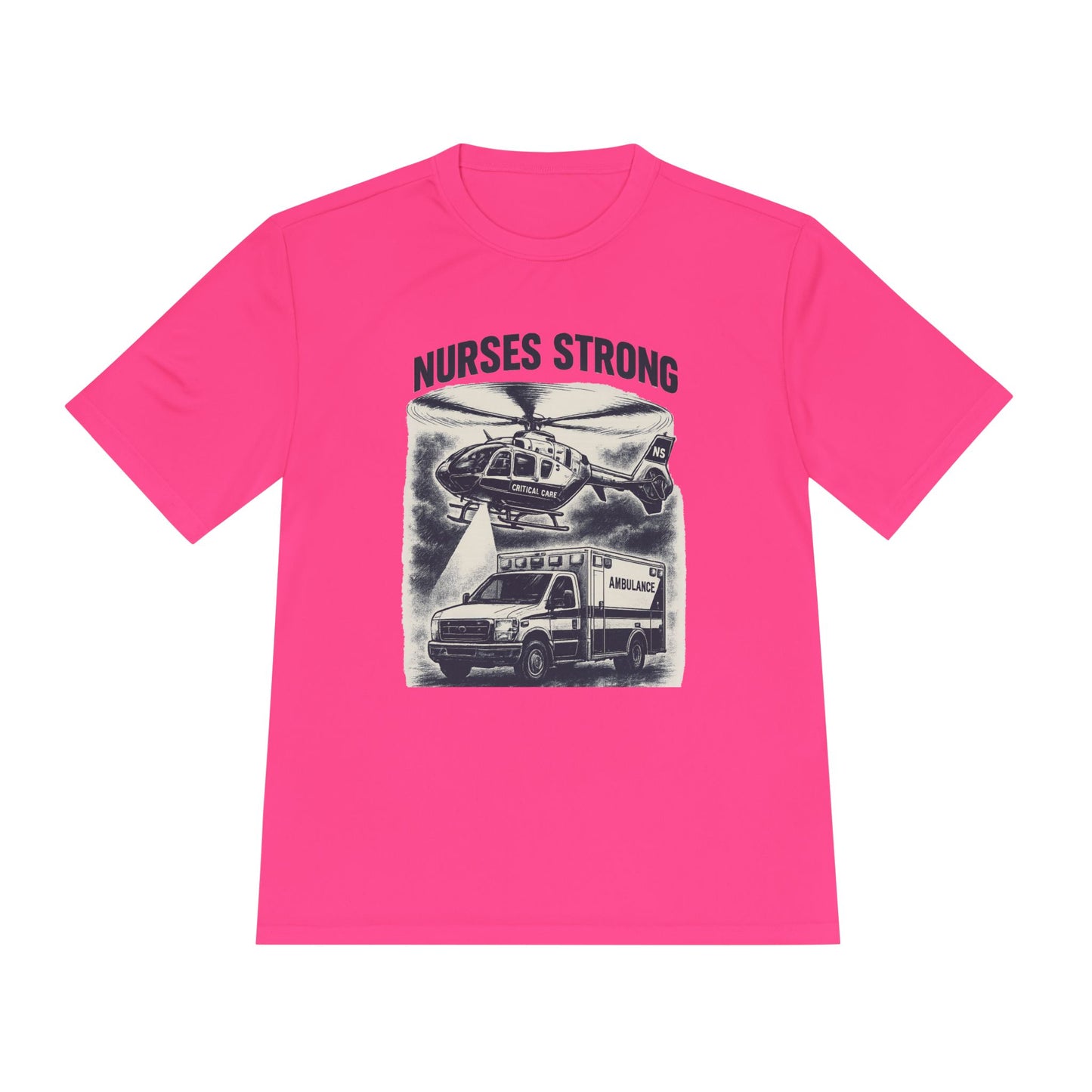 Nurses Strong CC Moisture Wicking Performance Tee