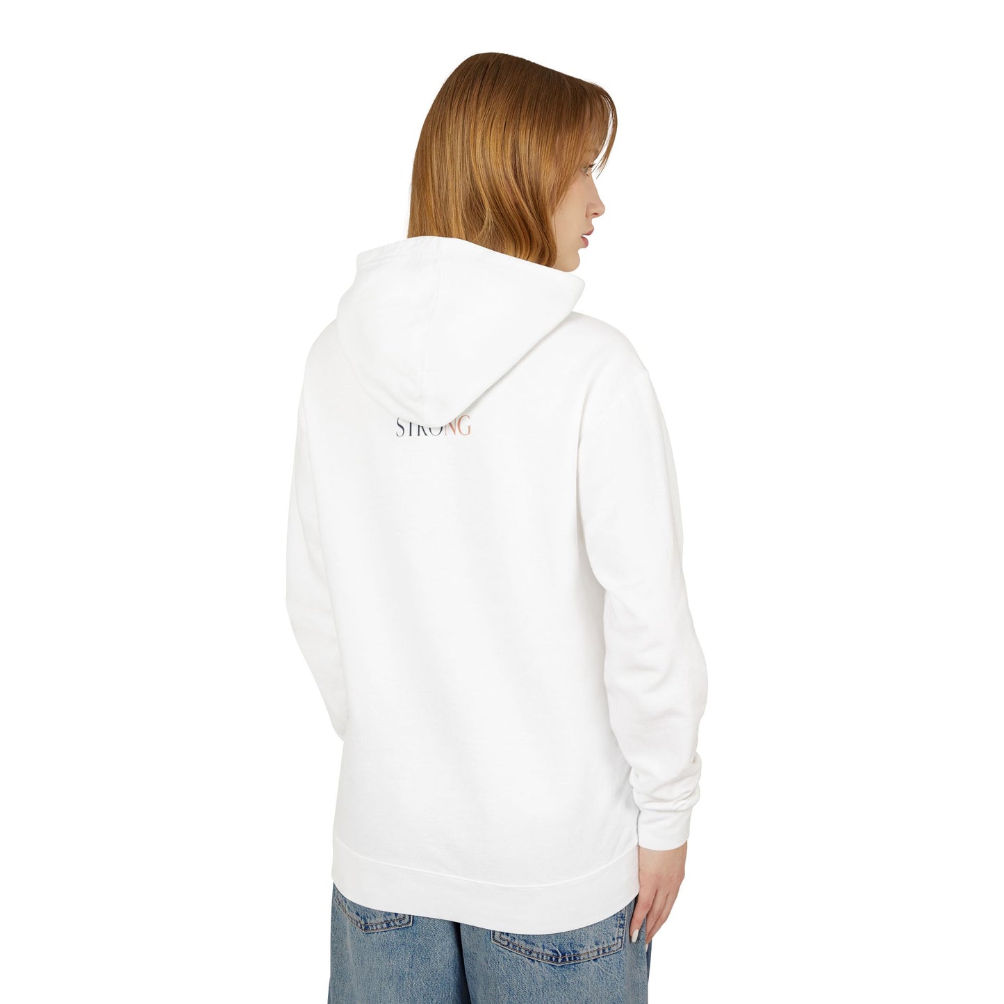 Navy/Rose Gold Kb Unisex Lightweight Hooded Sweatshirt