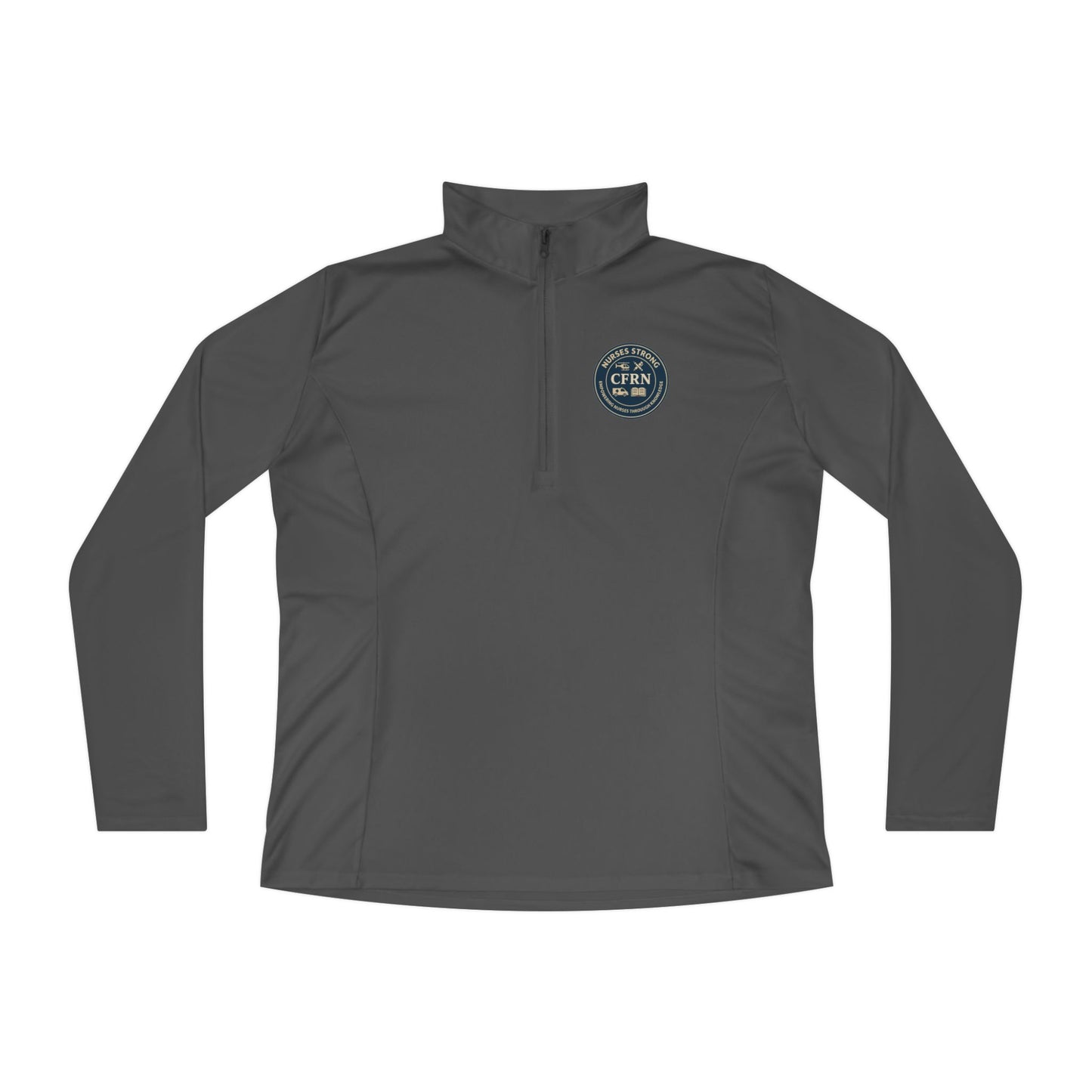 CFRN Ladies Quarter-Zip Pullover for Casual Comfort, Athletic Wear, Gift for Her, Outdoor Activities, Cozy Layering