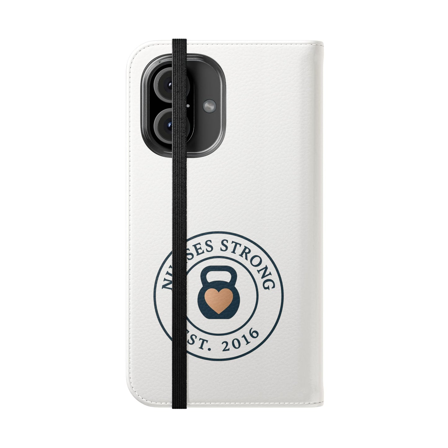Navy Rose NS  Flip Case | Phone Accessory for Healthcare Workers | Gift for Nurses | Stylish & Functional | Durable Phone Protection