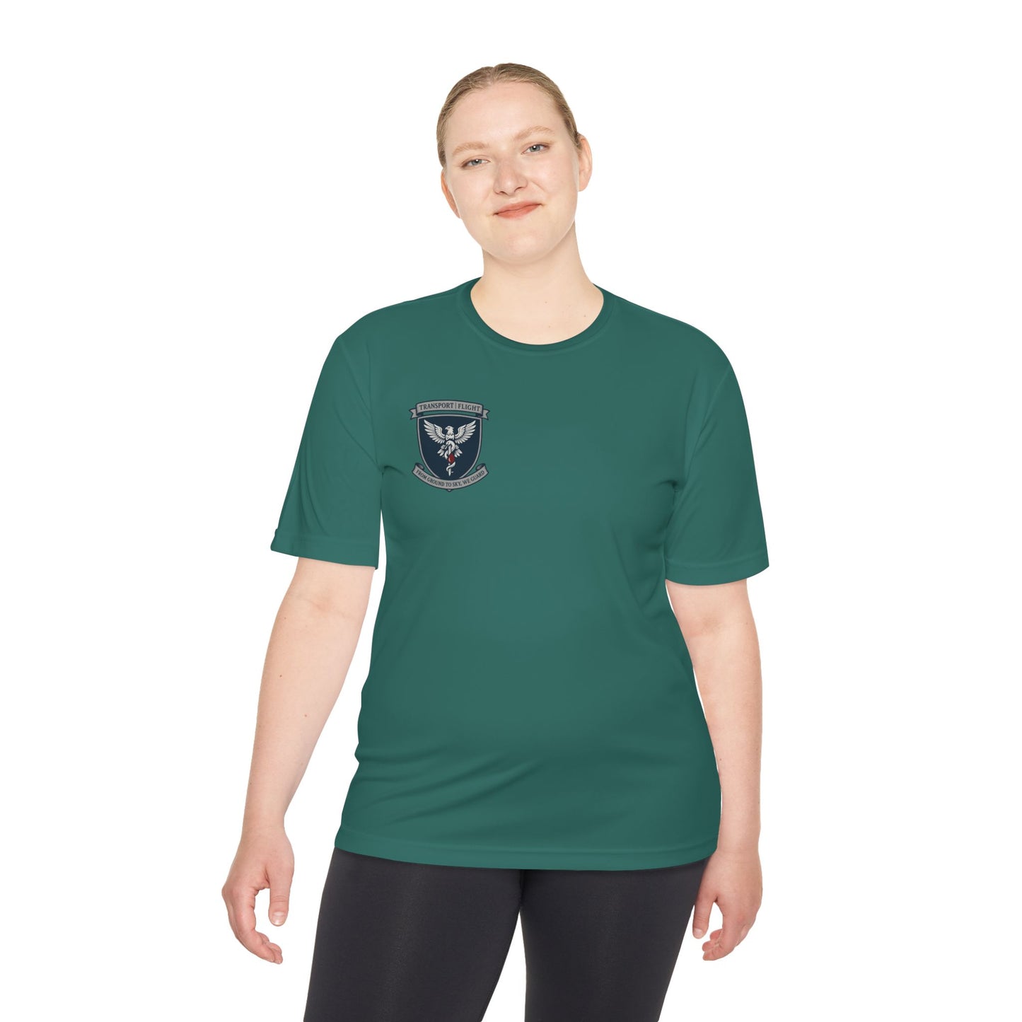 Transport/Flight Moisture Wicking Tee - Comfortable Athletic Shirt, Fitness Wear, Active Lifestyle, Sports Apparel, Workout Top