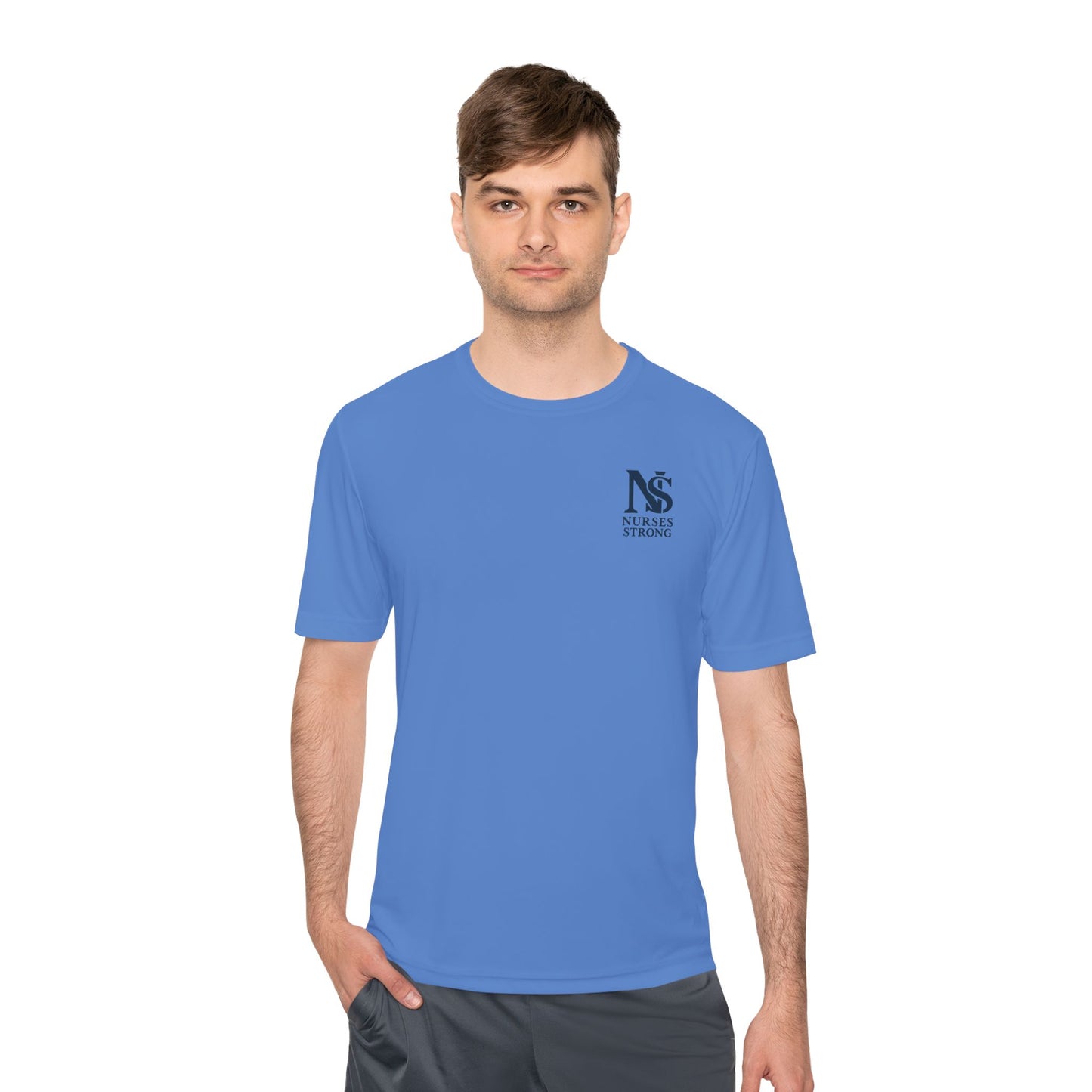 Nurses Strong Moisture-Wicking Tee, Perfect for Healthcare Workers, Gifts for Nurses, Fitness Apparel, Everyday Wear, Nurse Appreciation