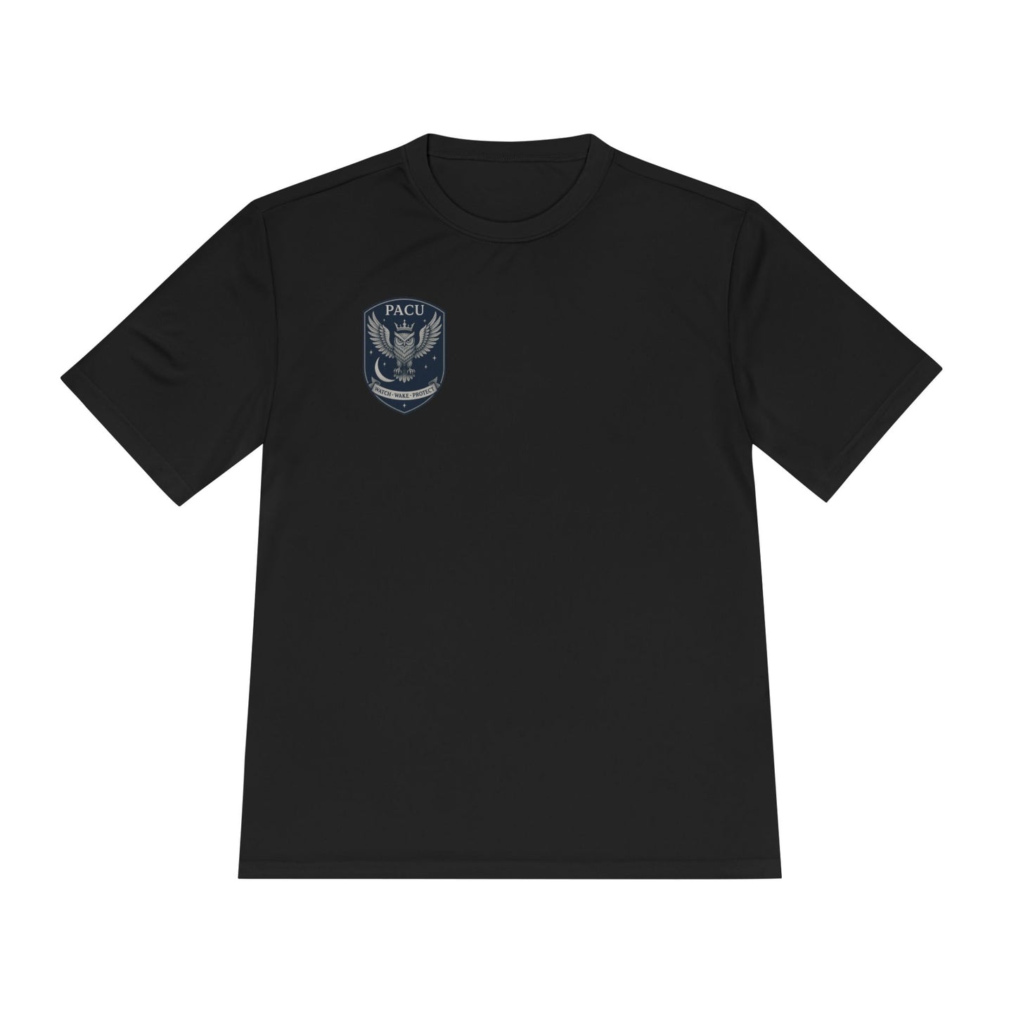 PACU Sigil Wicking Tee with PACU Eagle Emblem, Lightweight Athletic Shirt, Outdoor Activewear, Gym Tee, Perfect for Sports and Training