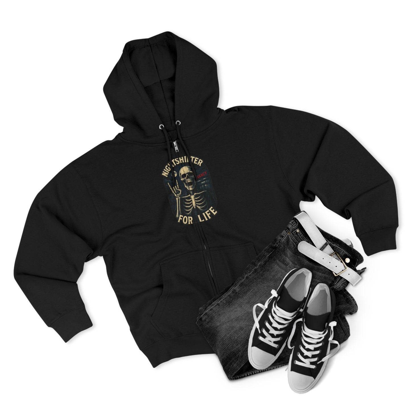 Life Shifter for Life Zip Up Hoodie for Life, Unisex Hoodie, Halloween Fashion, Casual Wear, Trendy Sweatshirt