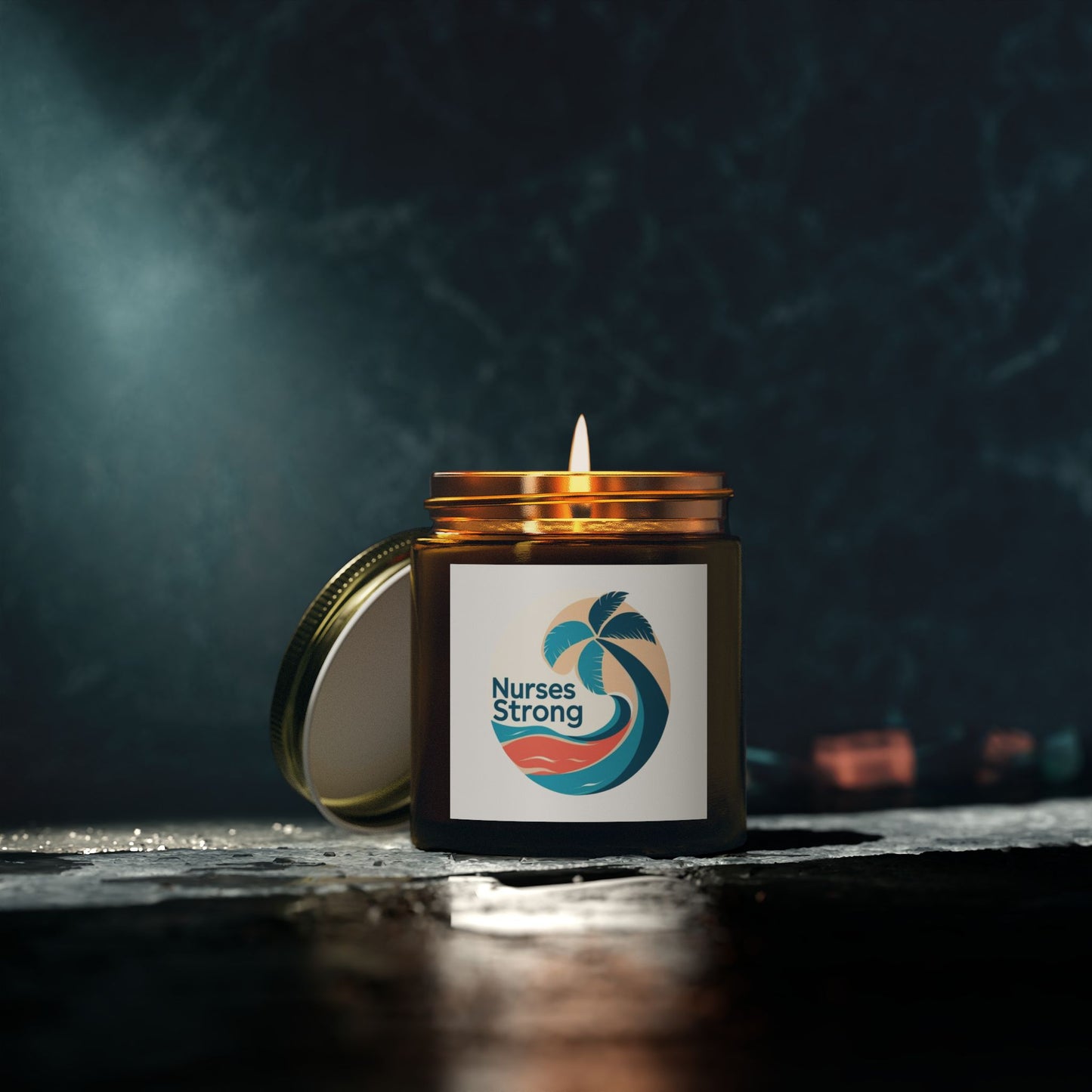 Nurses Strong Scented Candle, Aromatherapy Gift for Healthcare Workers, Relaxation, Stress Relief, Support, Self-Care