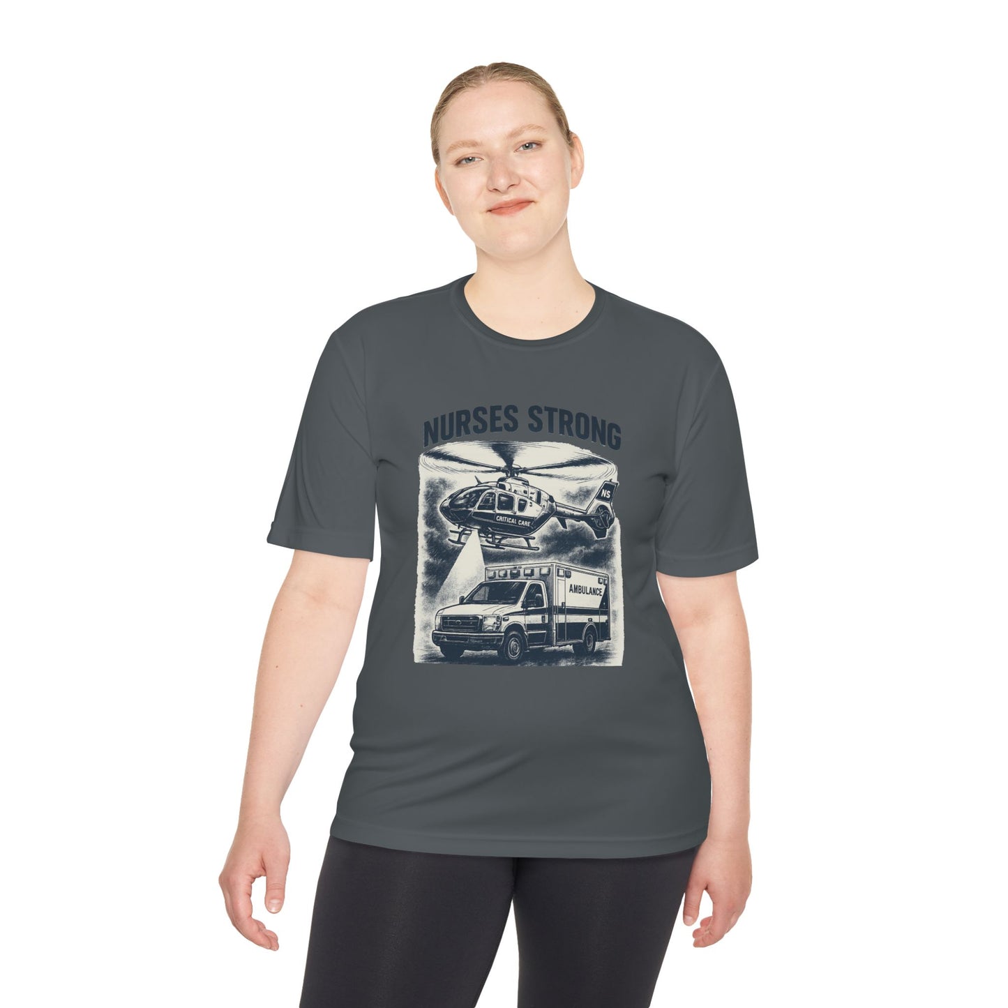 Nurses Strong CC Moisture Wicking Performance Tee