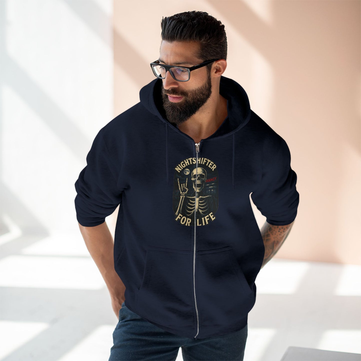 Life Shifter for Life Zip Up Hoodie for Life, Unisex Hoodie, Halloween Fashion, Casual Wear, Trendy Sweatshirt