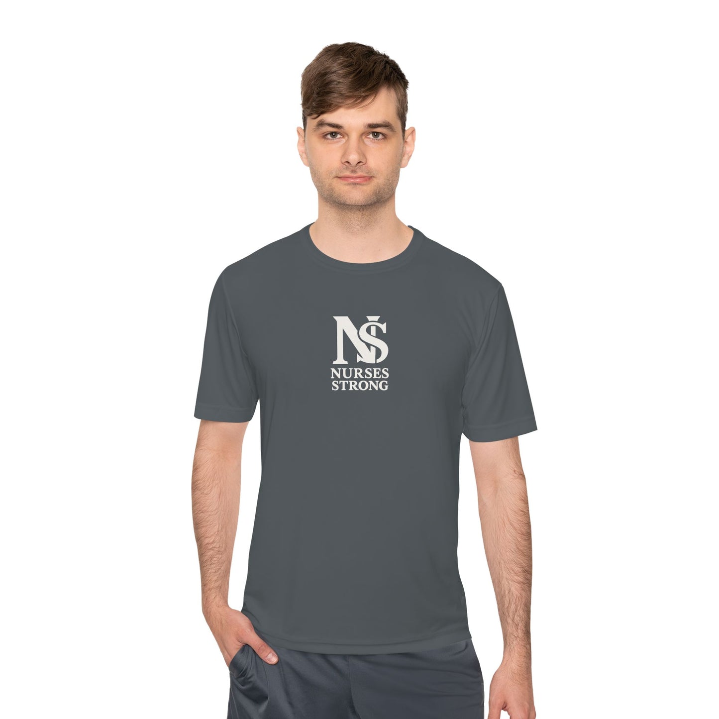 Be the Change Unisex Moisture Wicking Tee - Nurses Strong, Be the Change in Healthcare Tee, Gifts for Nurses, Nursing Apparel, Healthcare Worker Gift