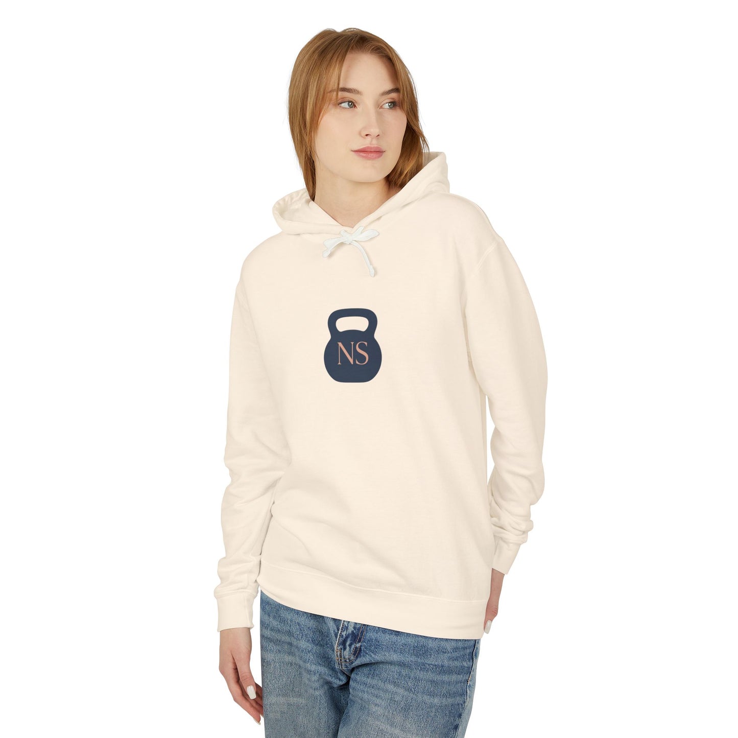 Navy/Rose Gold Kb Unisex Lightweight Hooded Sweatshirt