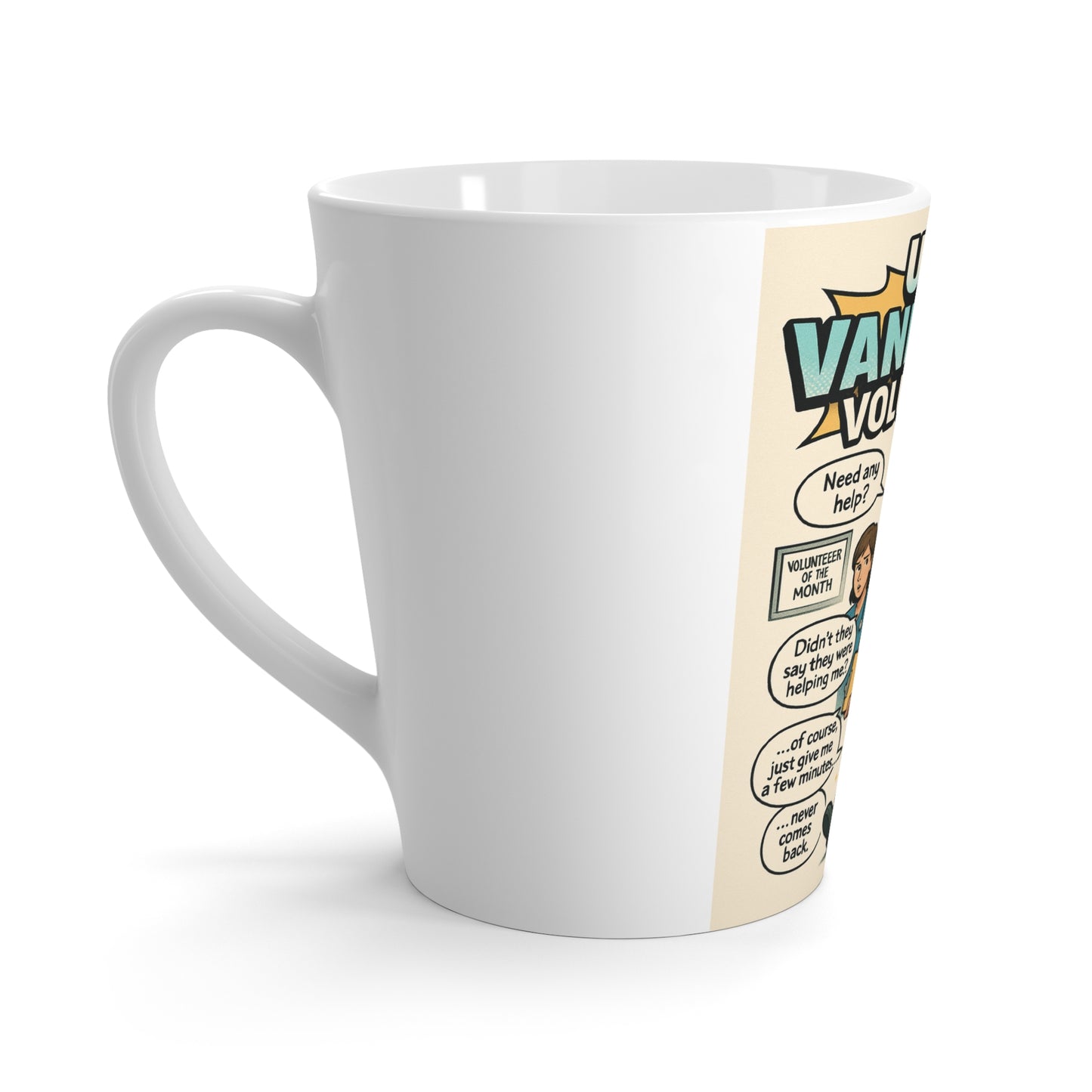 Vanishing Volunteer Latte Mug