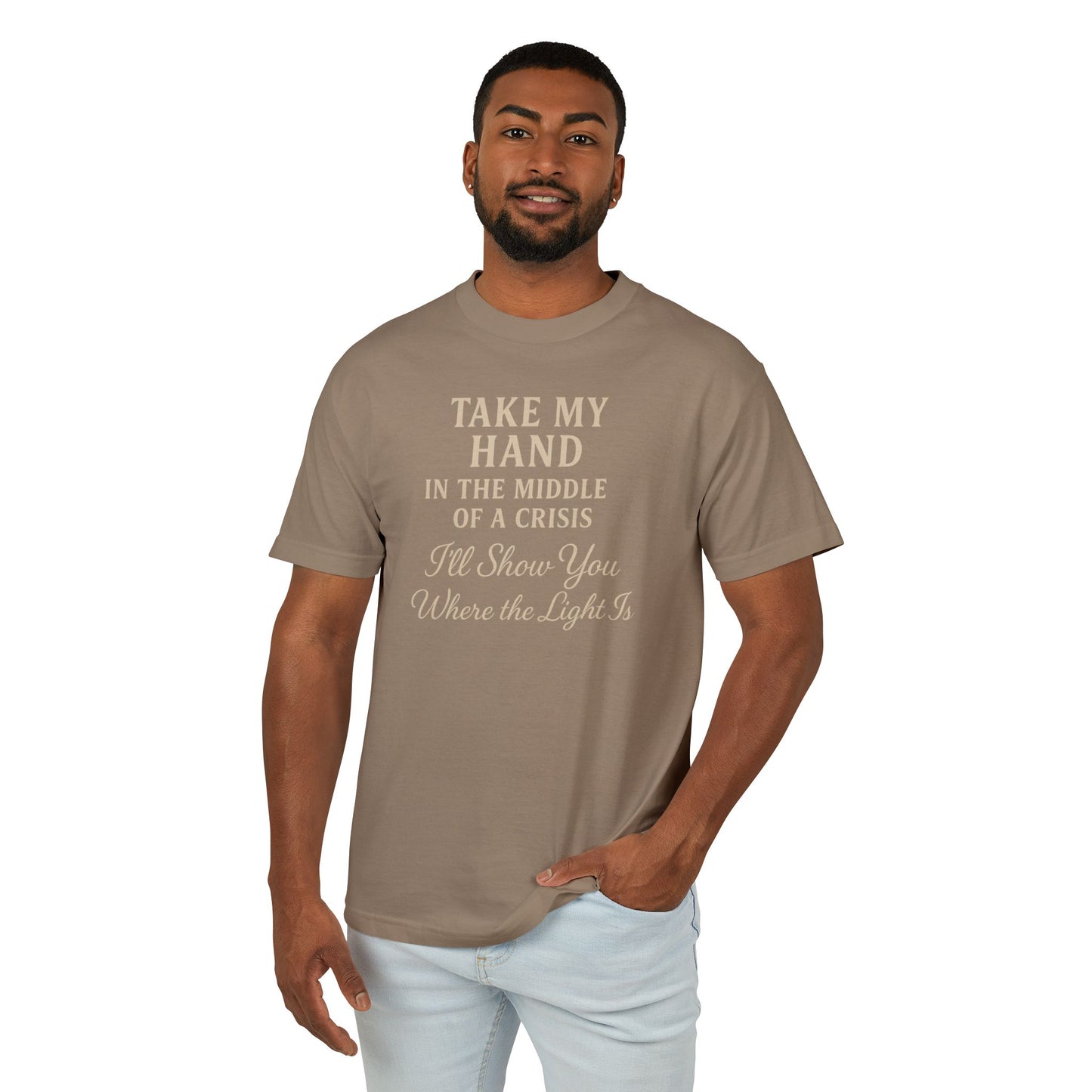 Take my Hand | Unisex Heavyweight Cotton Shirt