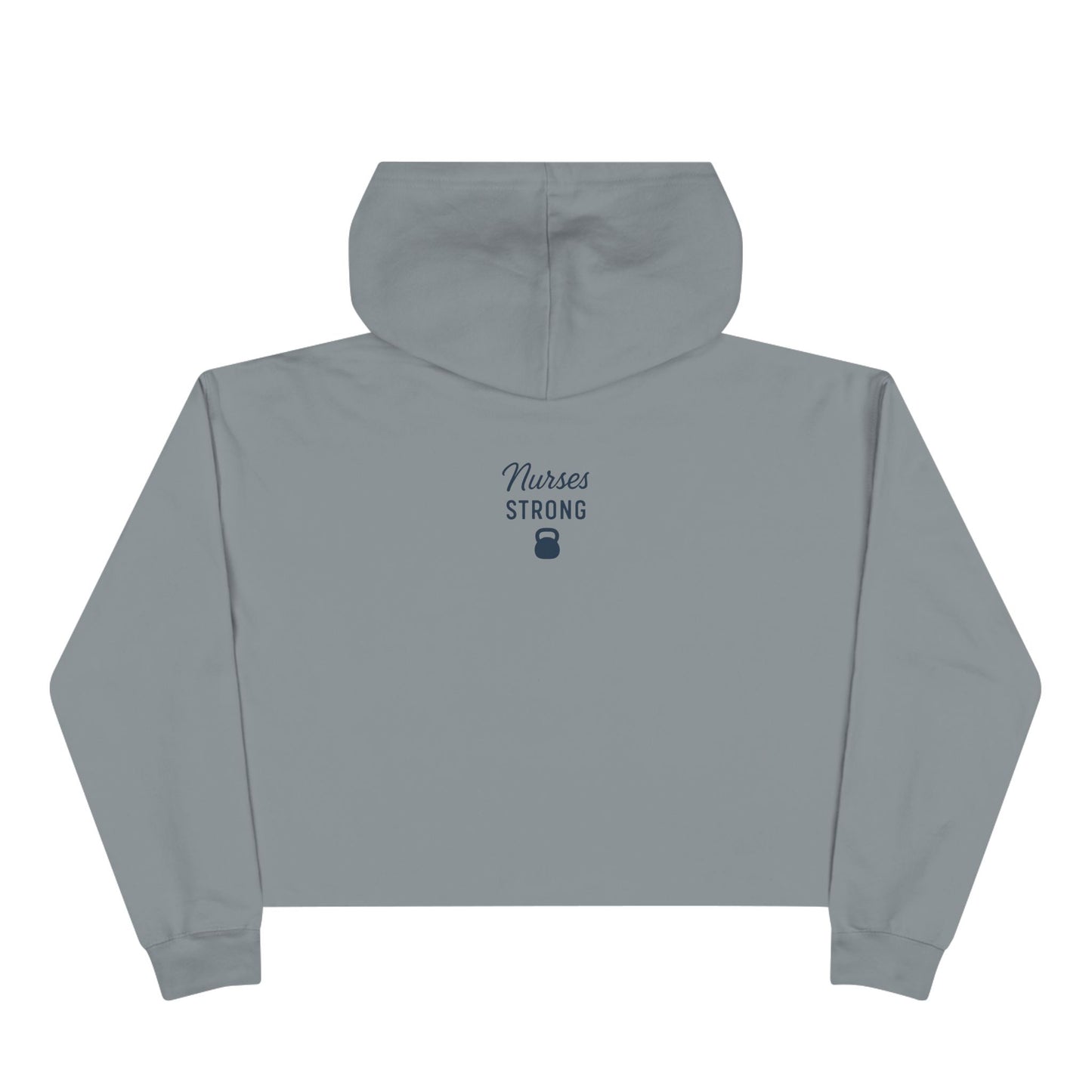 Healing Nurse Crop Hoodie - Supportive Gift for Nurses, Medical Professionals, Self-Care, Appreciation, Wellness