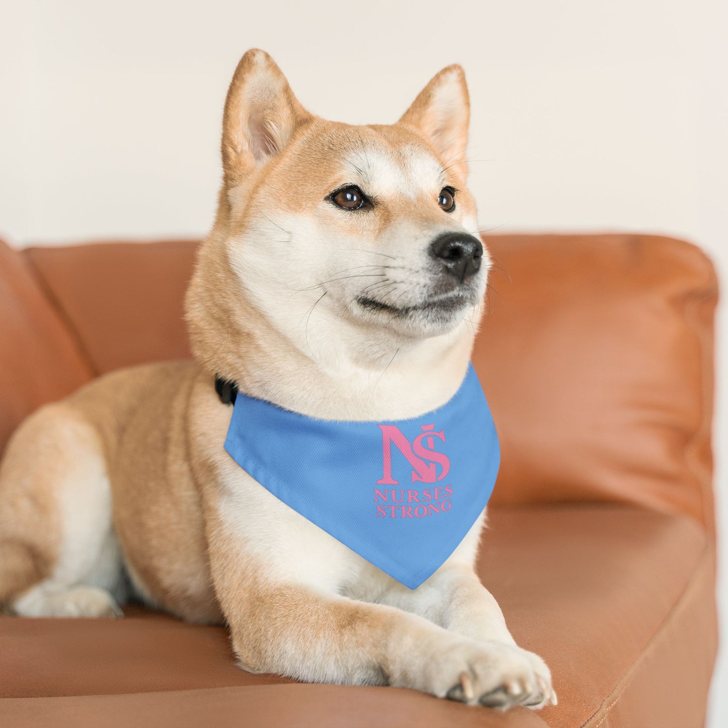 Nurse Strong Pet Bandana Collar | Dog Accessories, Gifts for Pet Lovers, Bandana for Dogs, Cute Pet Fashion, Nurse Appreciation