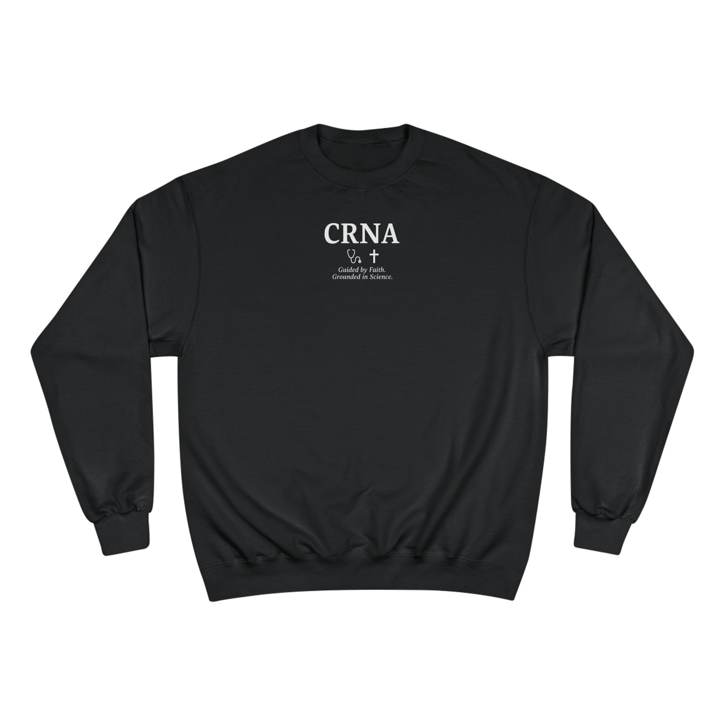 Guided by Faith, Champion Sweatshirt, Cozy Apparel, Inspirational, Perfect Gift for a Graduate