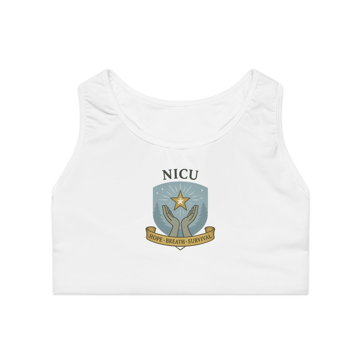 NICU Sports Bra (AOP)