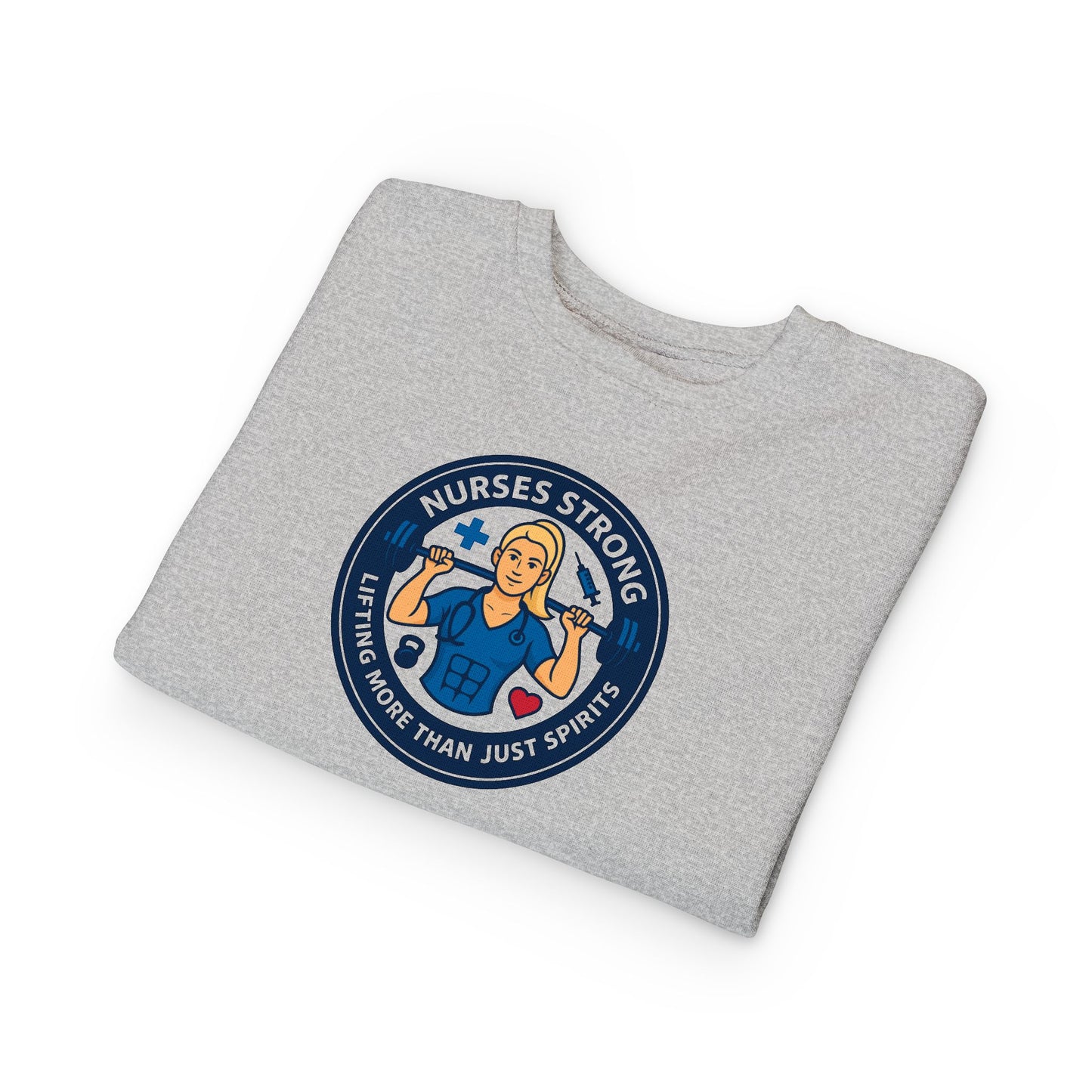 Nurse-Themed Toddler Sweatshirt - Perfect Gift for Little Heroes, Kids' Apparel, Healthcare Appreciation, Birthday Present, Everyday Comfort