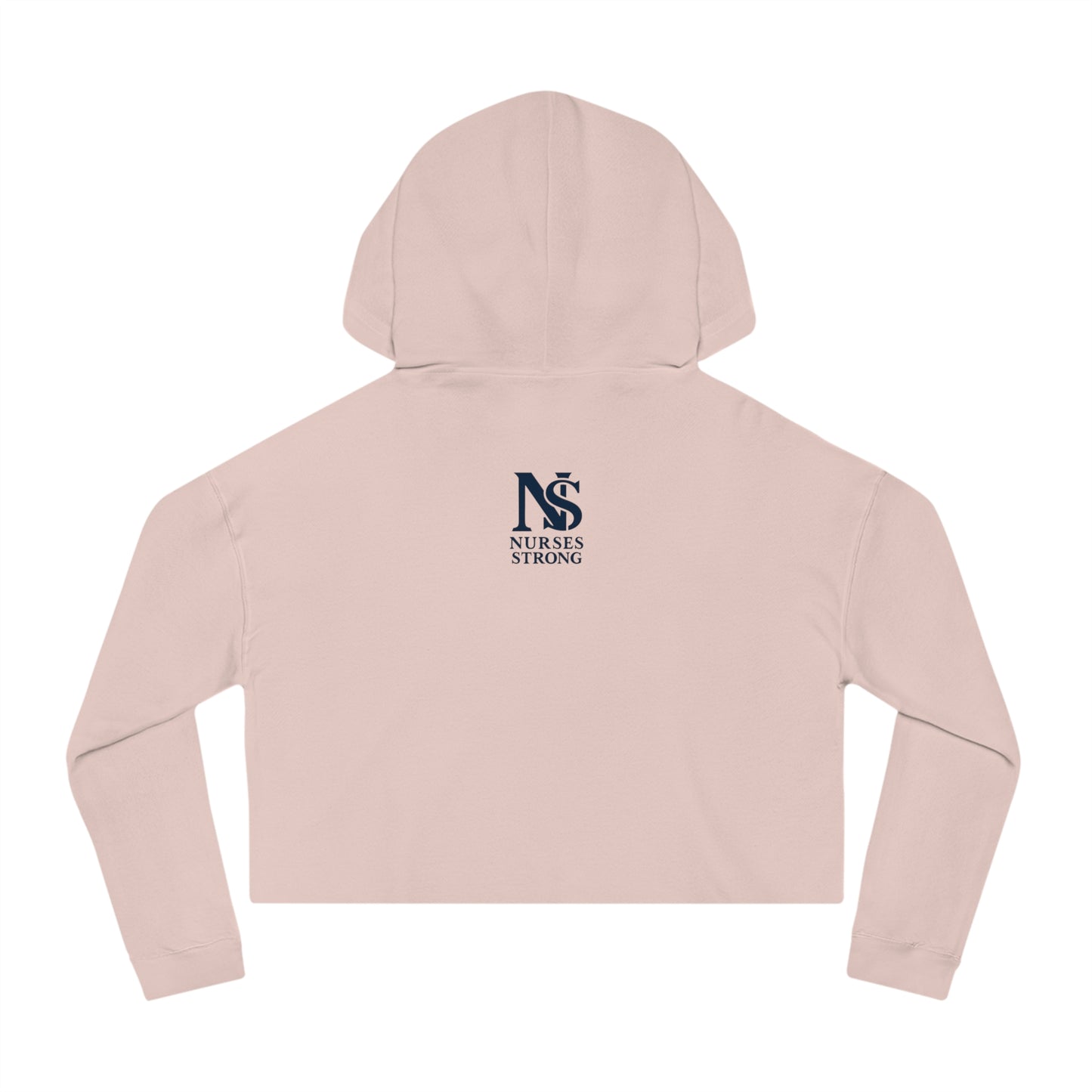 Nurse Strong Cropped Hoodie, Fitness Apparel, Workout Sweatshirt, Nurse Gift, Workout Motivation
