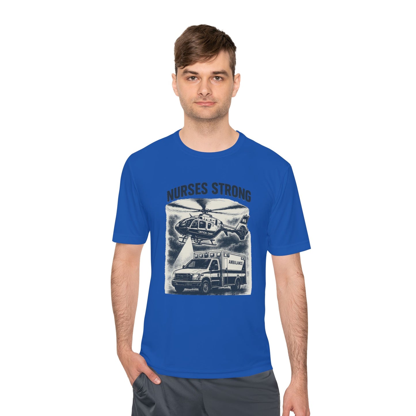 Nurses Strong CC Moisture Wicking Performance Tee