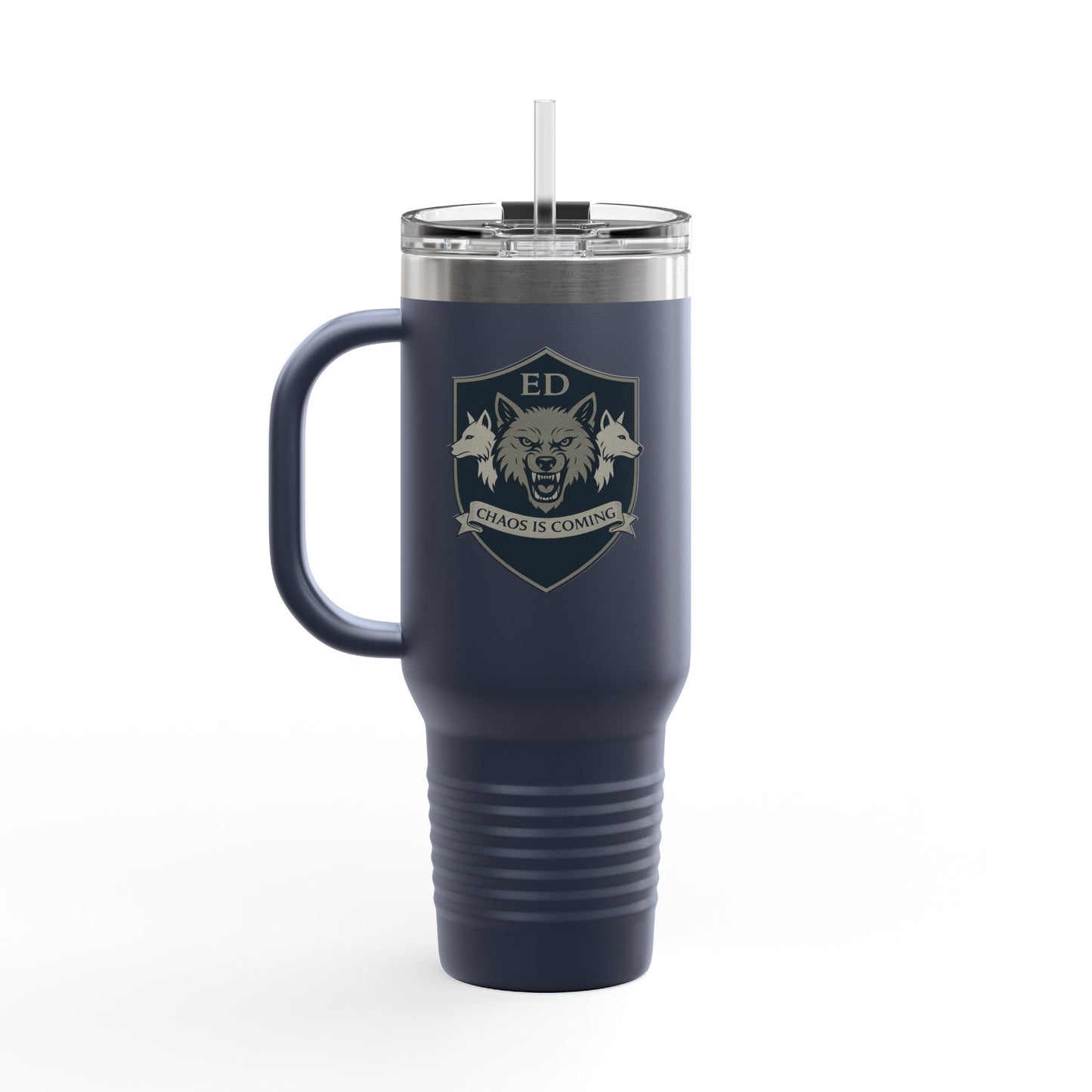 Chaos is Coming Insulated Travel Mug, 40oz - Adventure Ready, Customizable Designs for On-the-Go Life, Perfect Gift for Coffee Lovers, Travel [...]