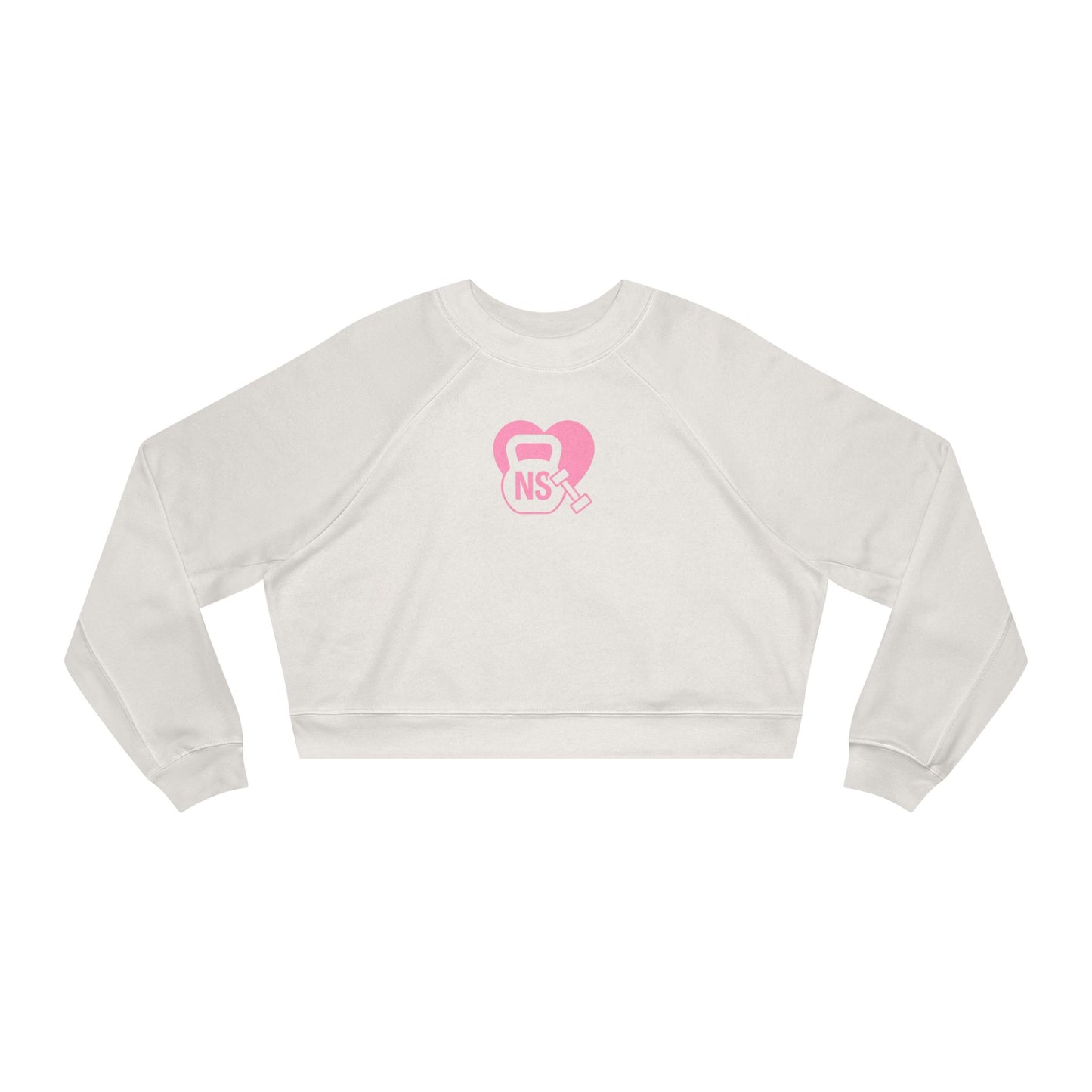 Nurses Strong Cropped Fleece Pullover, Women's Fitness Sweater, Stylish Nurse Gift, Motivational Workout Top, Cozy Athletic Wear