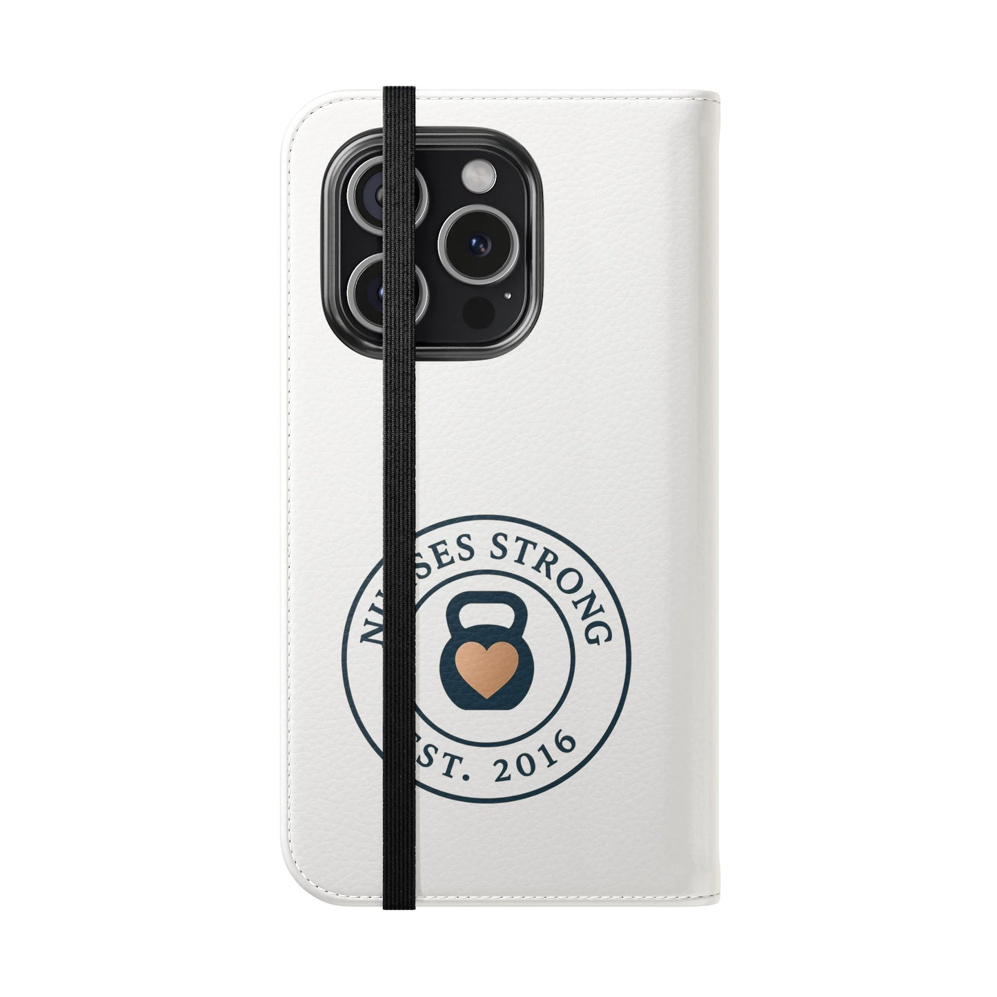 Navy Rose NS  Flip Case | Phone Accessory for Healthcare Workers | Gift for Nurses | Stylish & Functional | Durable Phone Protection