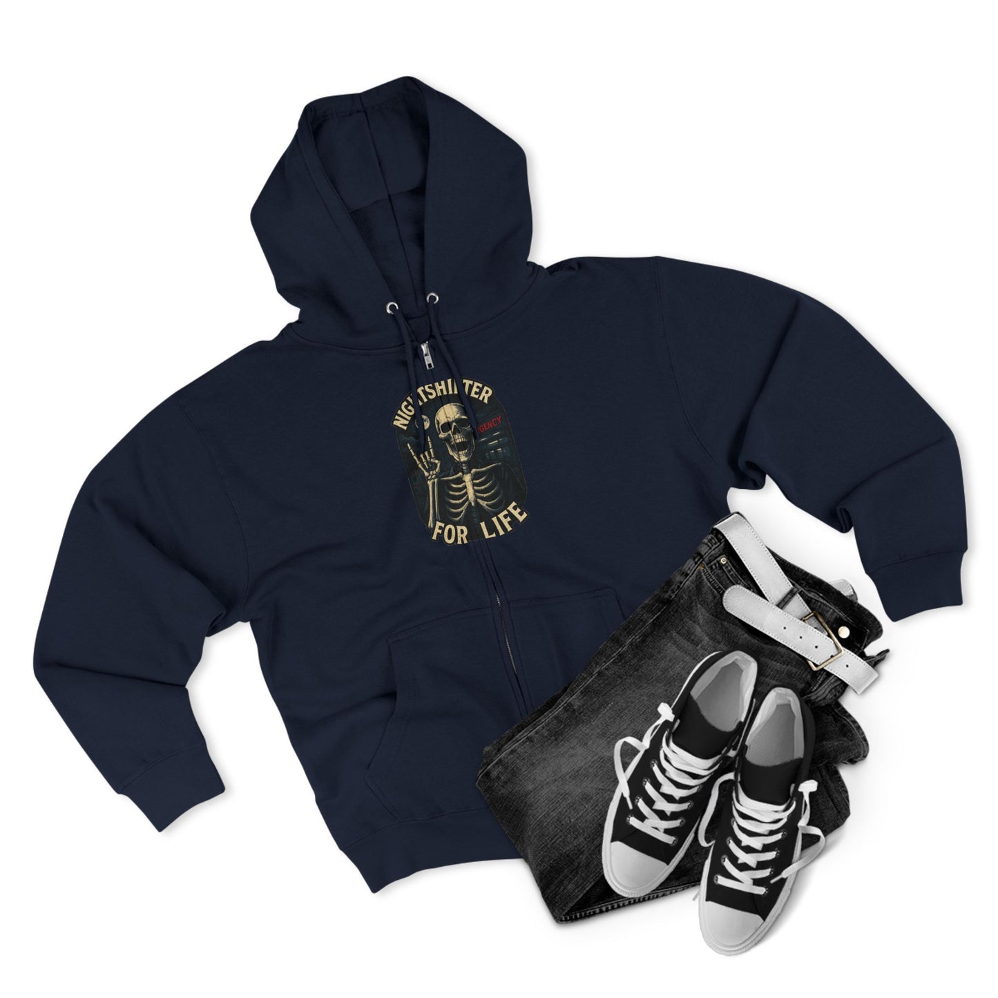 Life Shifter for Life Zip Up Hoodie for Life, Unisex Hoodie, Halloween Fashion, Casual Wear, Trendy Sweatshirt