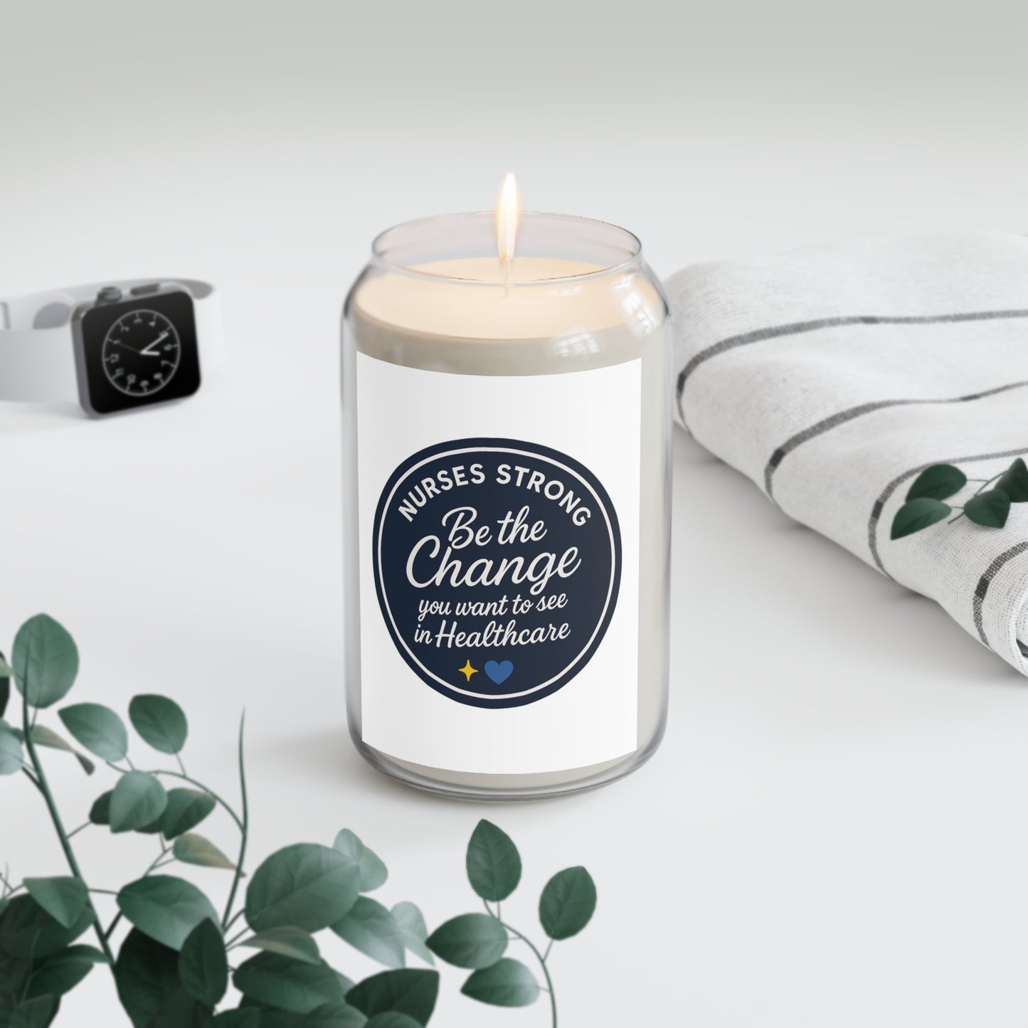 Inspirational Scented Soy Candles for Nurses, Wellness Gift, Self-Care, Healthcare Appreciation, Home Decor