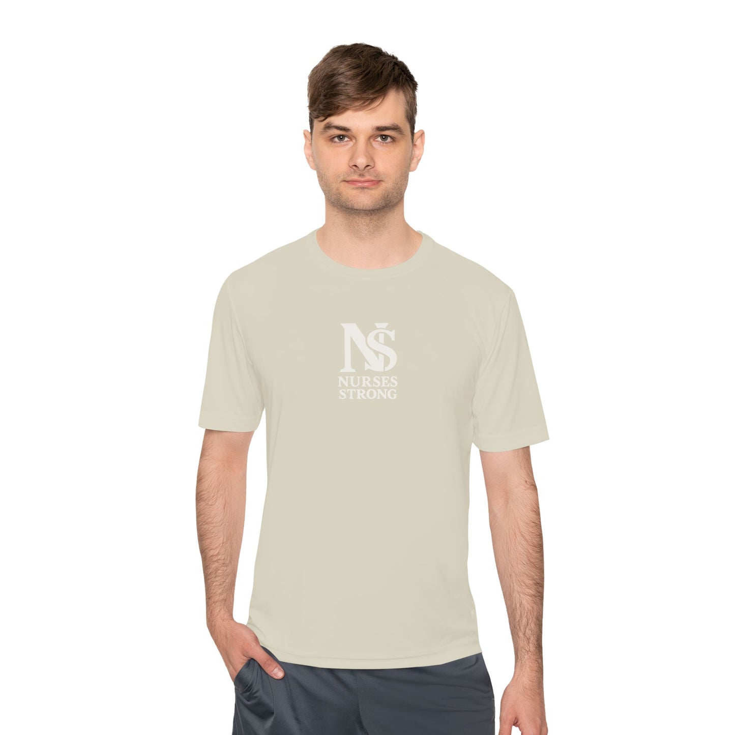 Be the Change Unisex Moisture Wicking Tee - Nurses Strong, Be the Change in Healthcare Tee, Gifts for Nurses, Nursing Apparel, Healthcare Worker Gift
