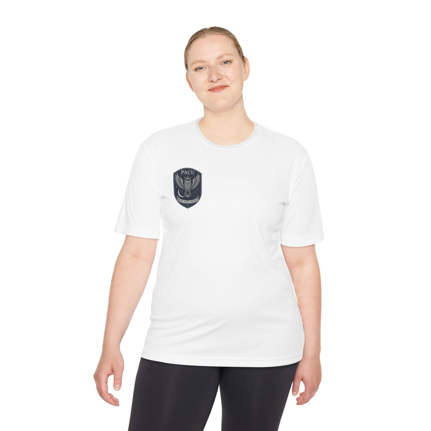PACU Sigil Wicking Tee with PACU Eagle Emblem, Lightweight Athletic Shirt, Outdoor Activewear, Gym Tee, Perfect for Sports and Training
