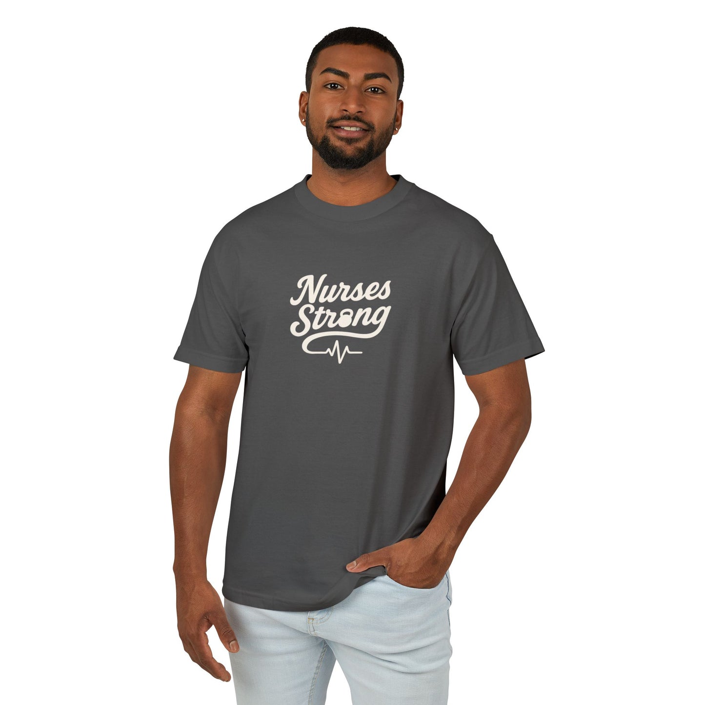 Casual Cotton Tee - One Shift at a Time, Relaxed Fit