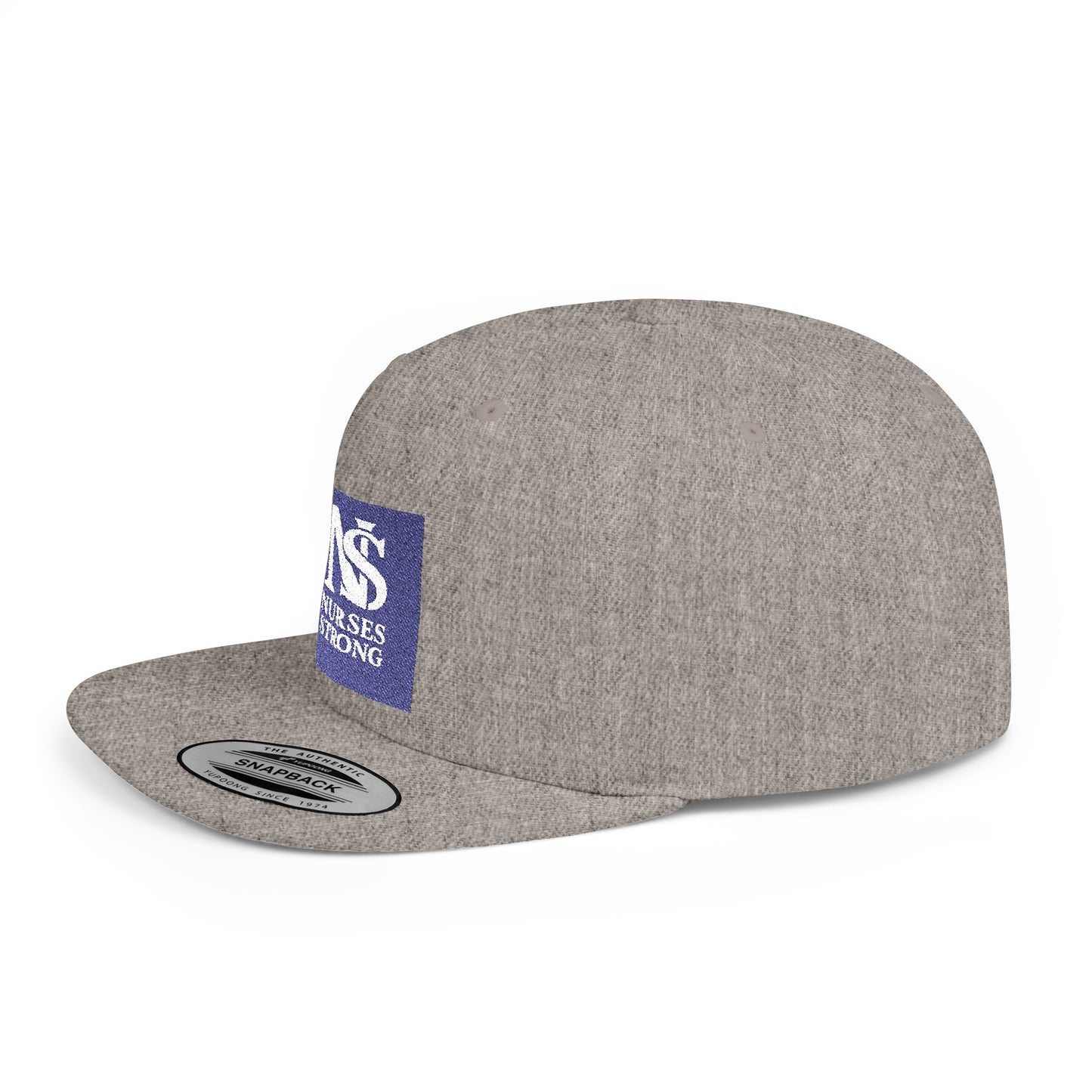 Nurses Strong Snapback Hat | Flat Bill Cap for Healthcare Professionals | Gift for Nurses, Medical Workers, Graduation