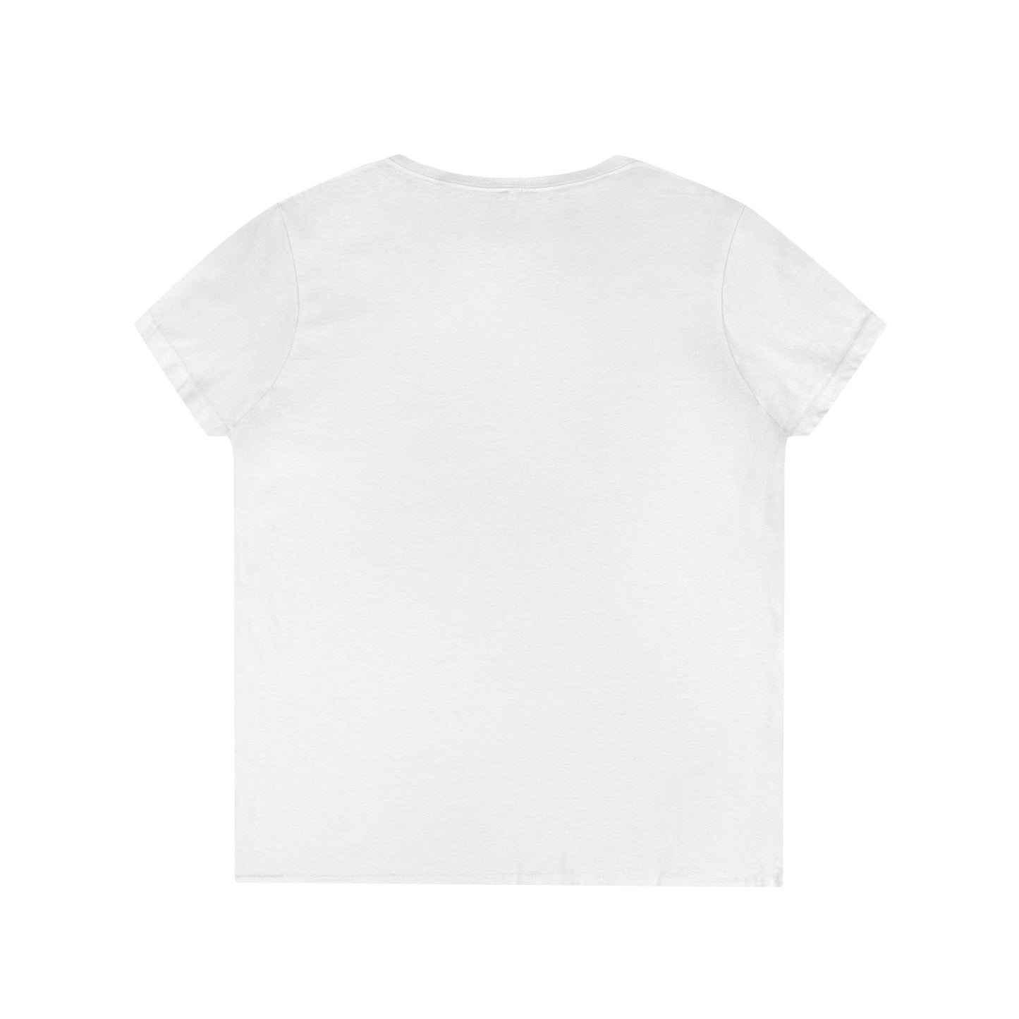 Personalized Heart NS V-Neck T-Shirt for Women, Stylish Gift, Everyday Wear, Casual Tee