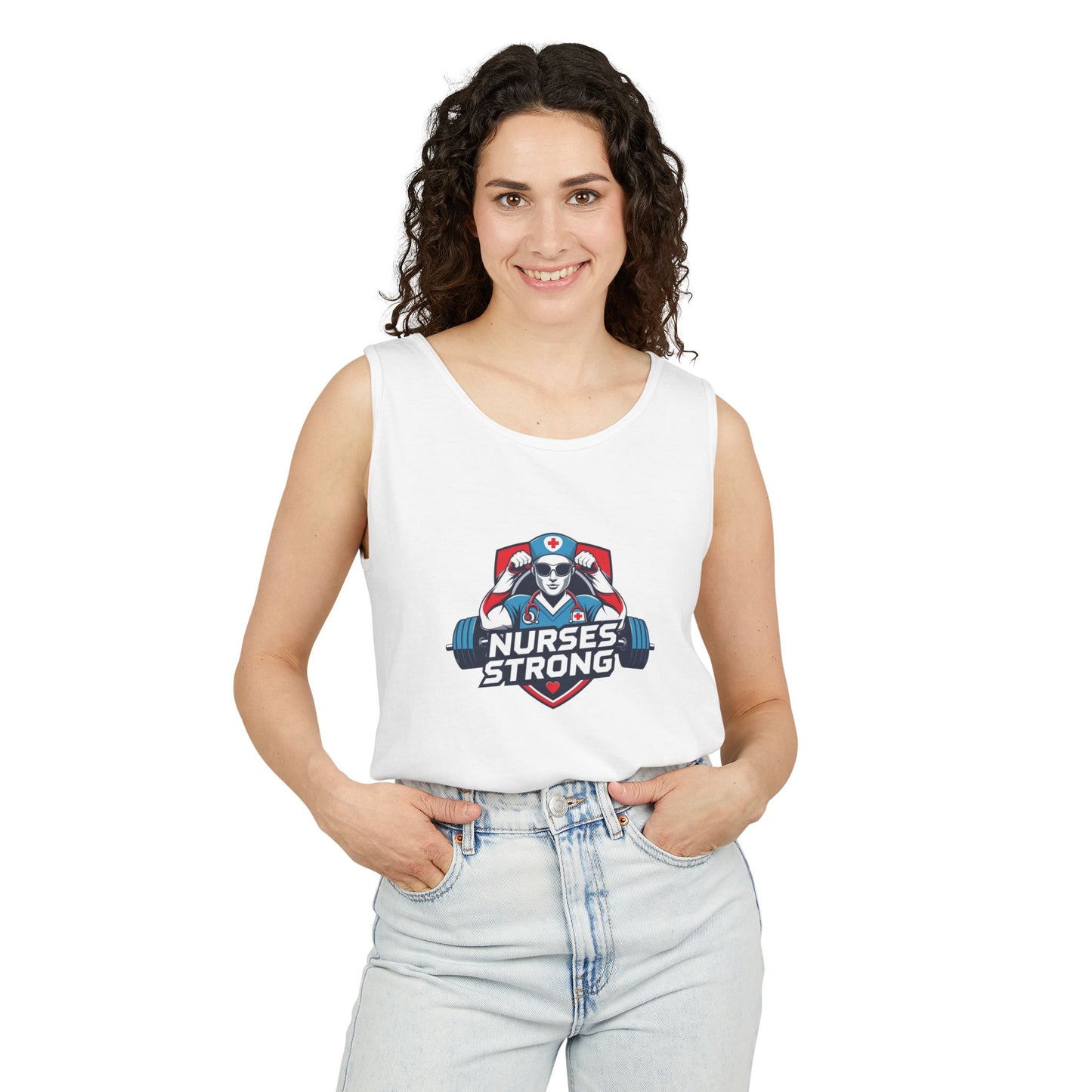 Nurse Strength Tank Top - Perfect Gift for Healthcare Workers, Gym Wear, Motivational Fitness Top, Nursing Appreciation Day, Fitness [...]