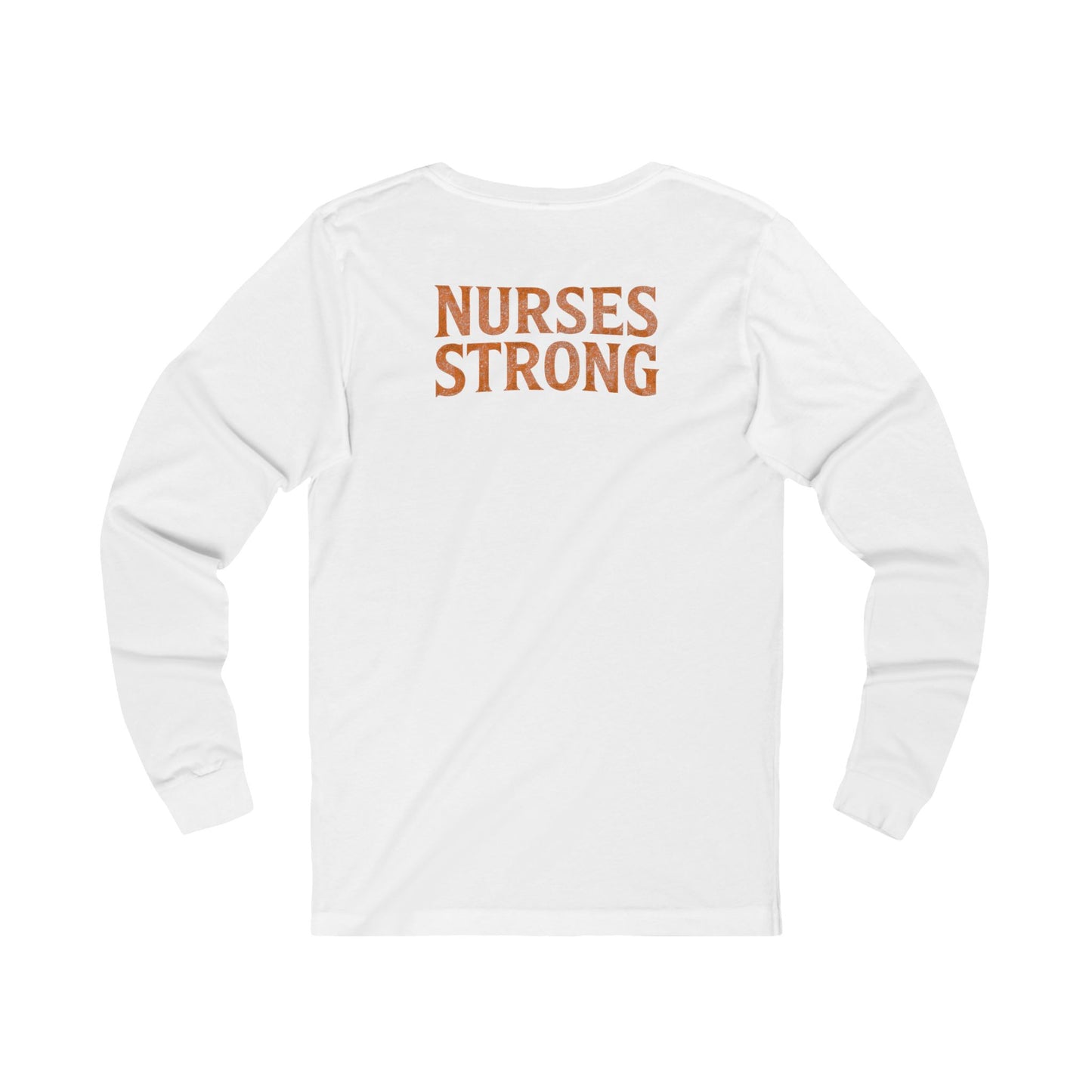 NS Skellington  Long Sleeve Tee, Unisex Tee for Nurses, Halloween Apparel, Gift for Nurses, Fall Fashion