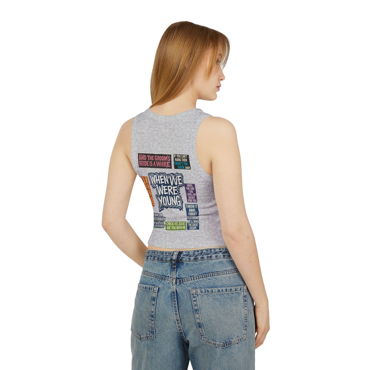 When We Were Young Racer Tank Top