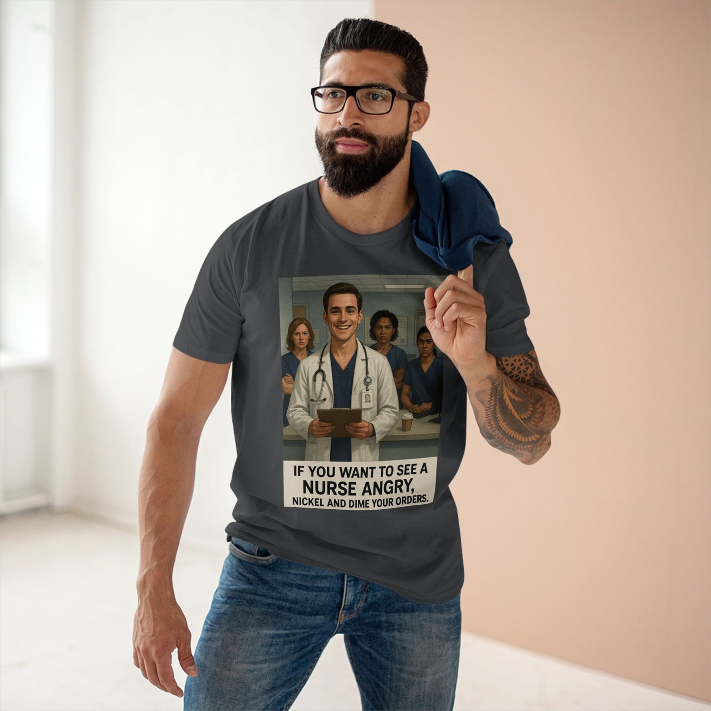 If You Want to See a Nurse Angry Tee
