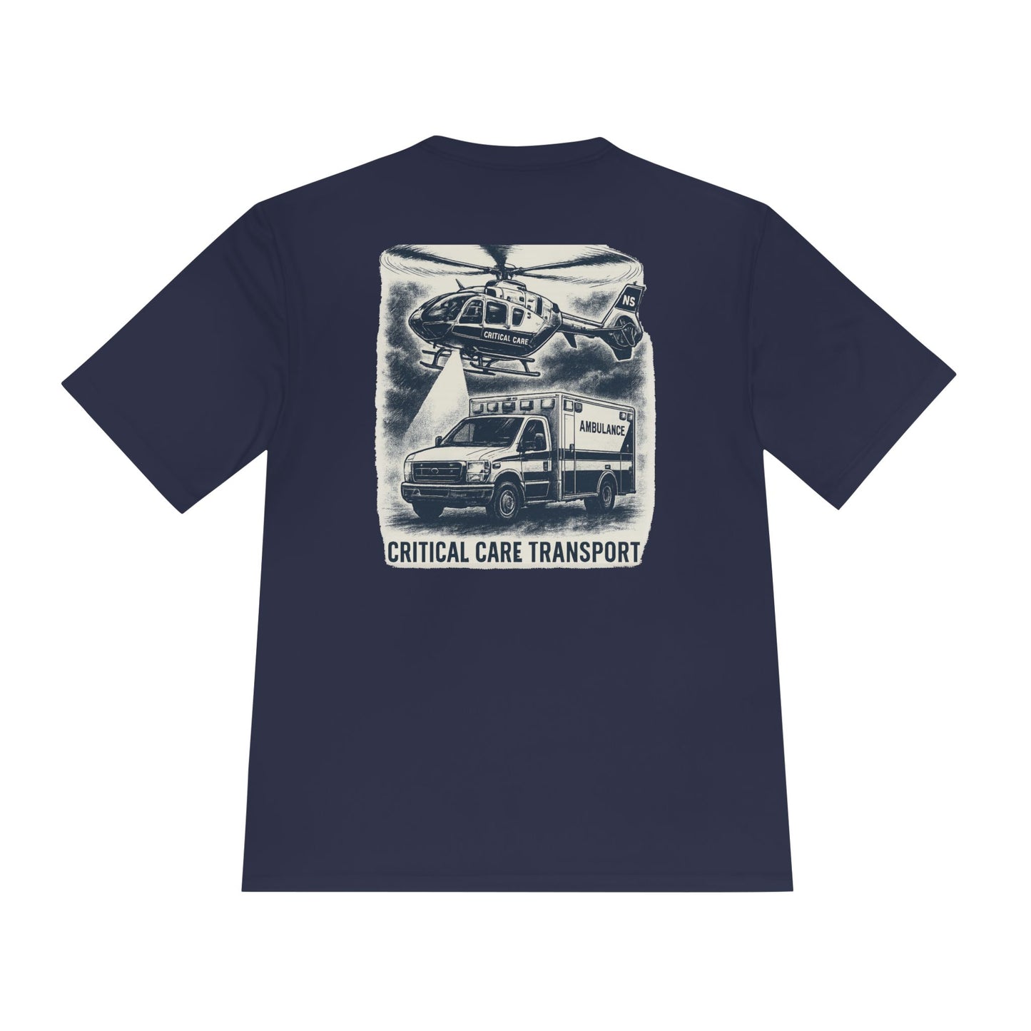 Critical Care Transport Tee, Unisex Athletic Shirt, EMS Gift, First Responder Apparel, Workout Tee, Emergency Services Clothing