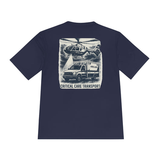 Critical Care Transport Tee, Unisex Athletic Shirt, EMS Gift, First Responder Apparel, Workout Tee, Emergency Services Clothing