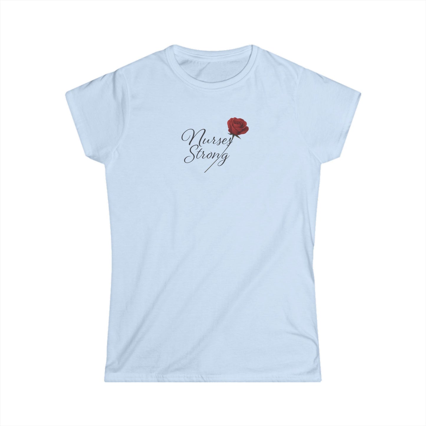 NS Rose Tee - Empowering Women's Softstyle Shirt, Appreciation Gift, [...]