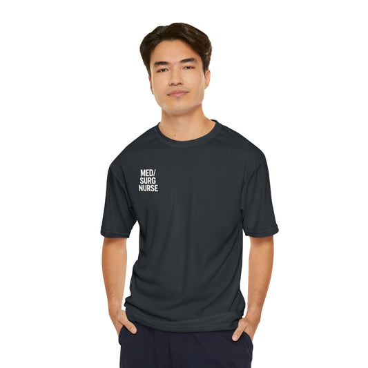 Med/Surg Performance T-Shirt for Medical Professionals, Moisture-Wicking Tee, Ideal for Nurses, Gym Wear, Gifts for Healthcare Workers