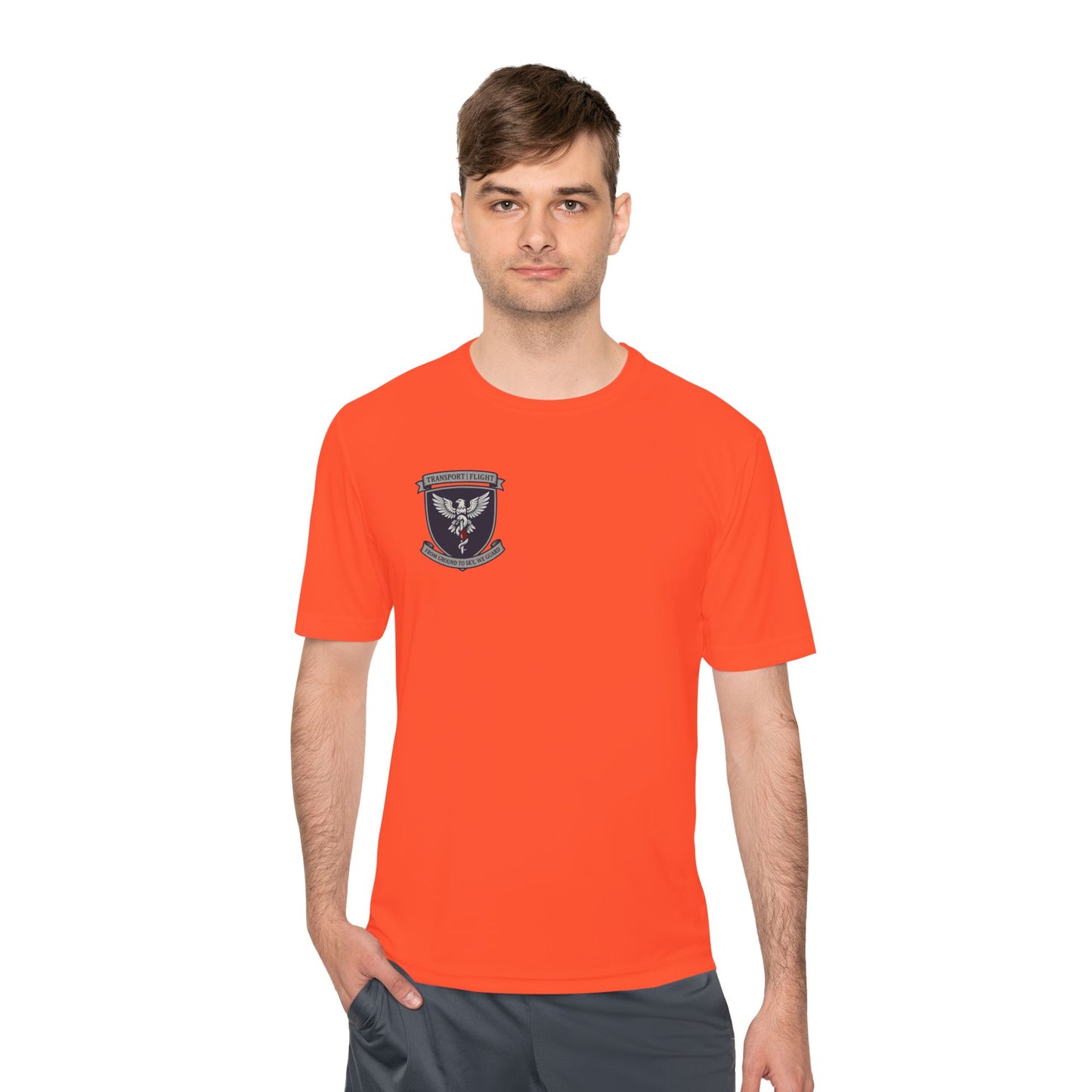 Transport/Flight Moisture Wicking Tee - Comfortable Athletic Shirt, Fitness Wear, Active Lifestyle, Sports Apparel, Workout Top