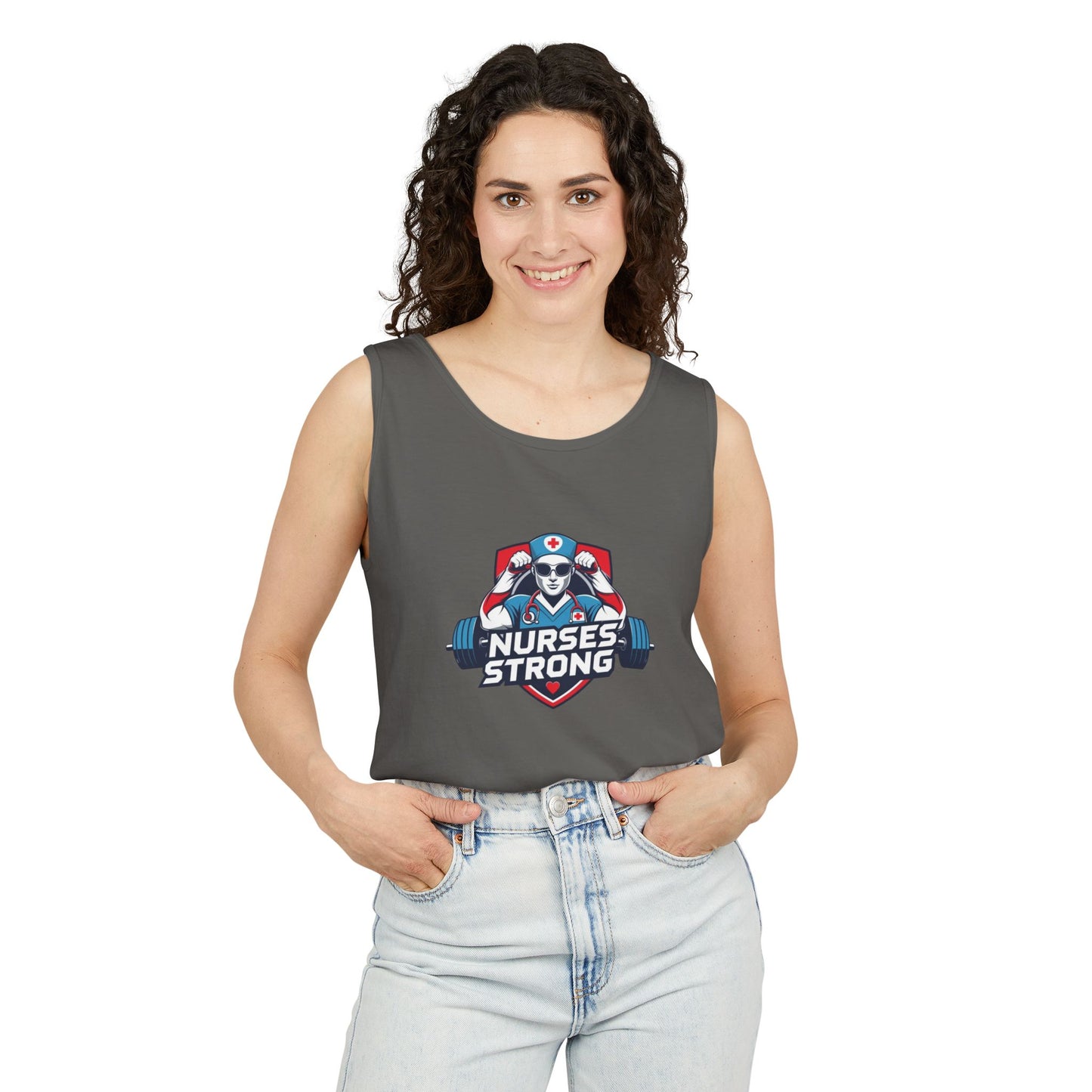 Nurse Strength Tank Top - Perfect Gift for Healthcare Workers, Gym Wear, Motivational Fitness Top, Nursing Appreciation Day, Fitness [...]